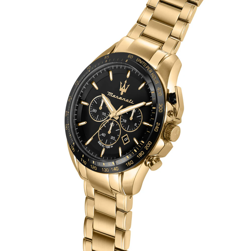Maserati Men's Gold Traguardo Watch - Image 5
