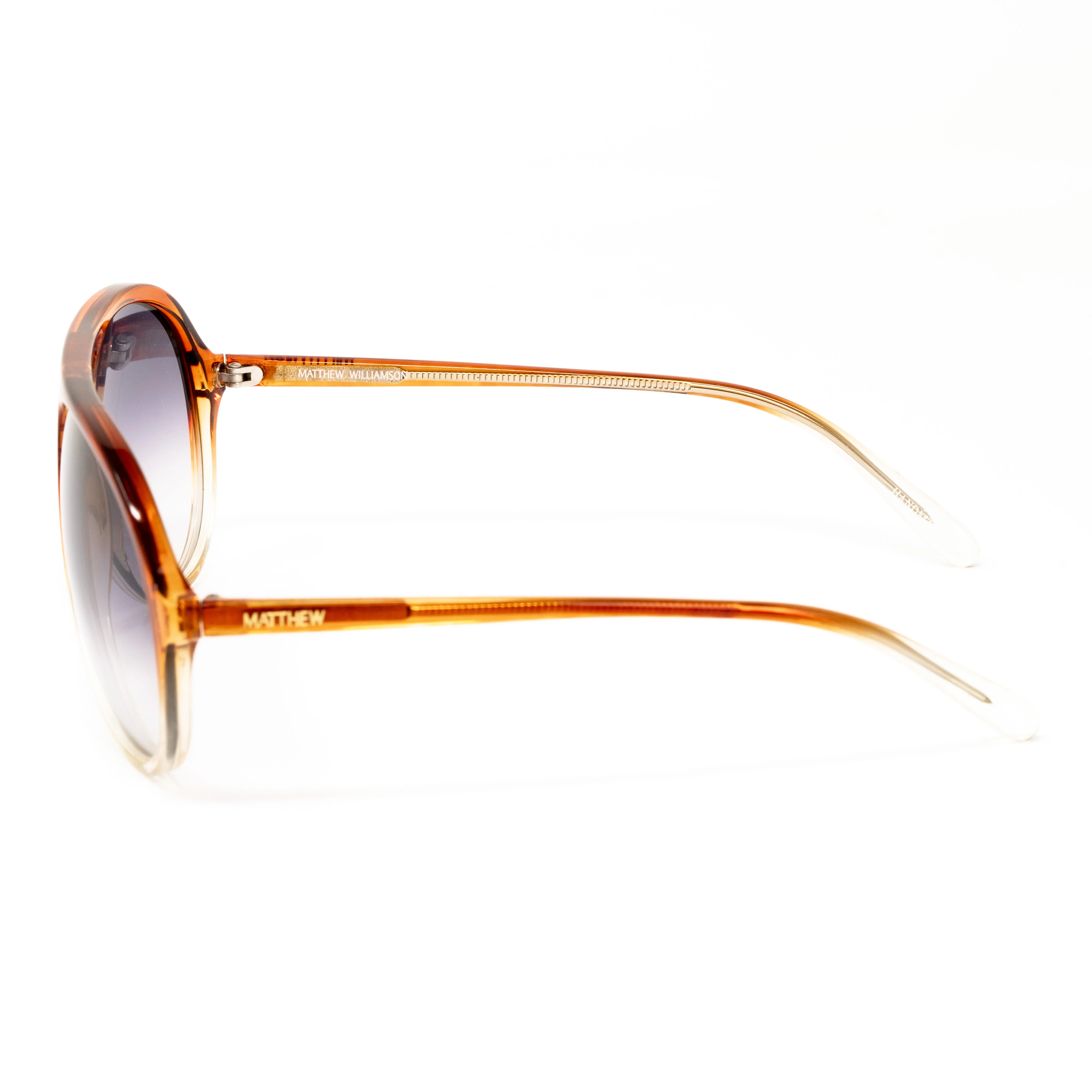 Matthew Williamson x Linda Farrow Brown Sunglasses - Image 2