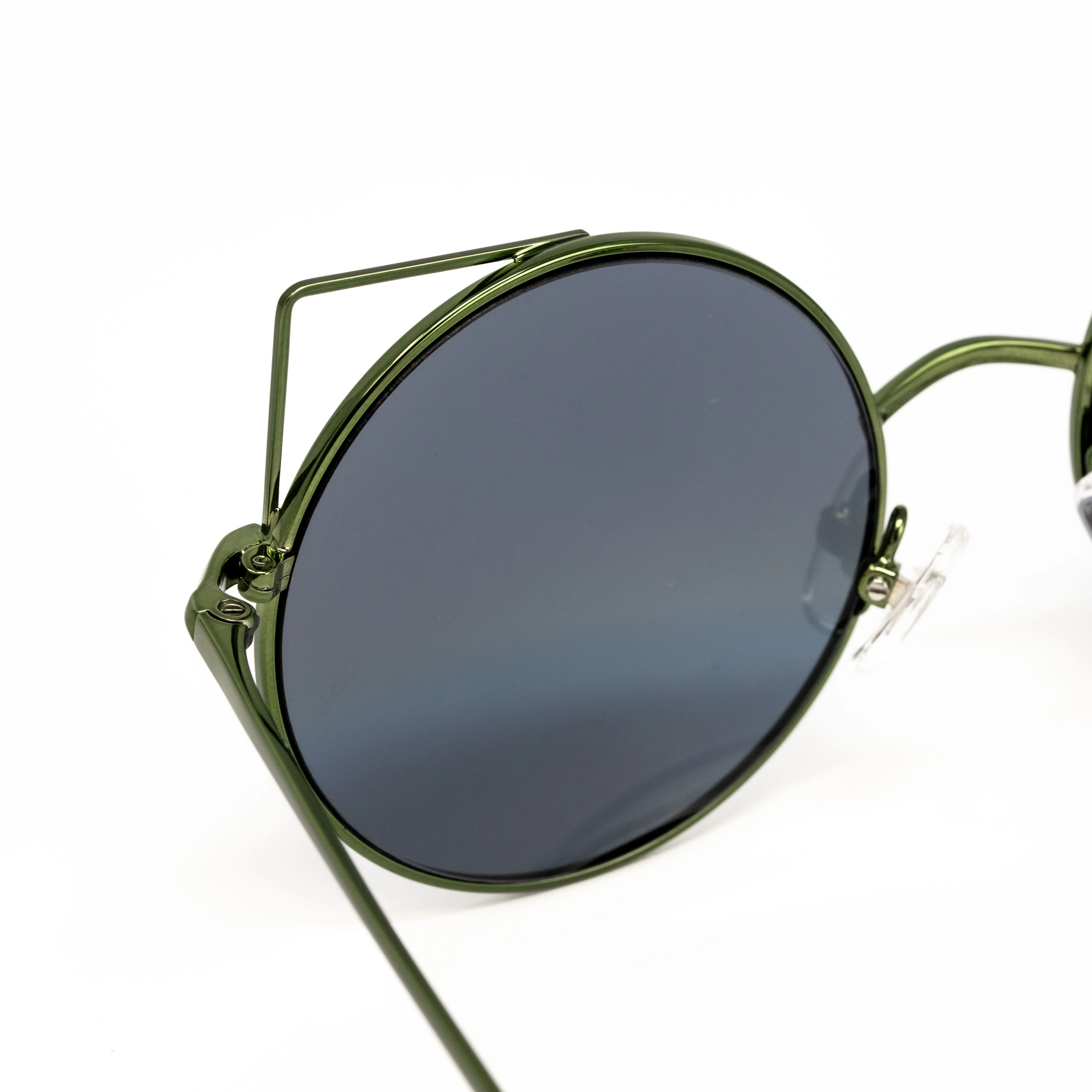 Matthew Williamson x Linda Farrow Green Cat-eye Sunglasses - Image 4