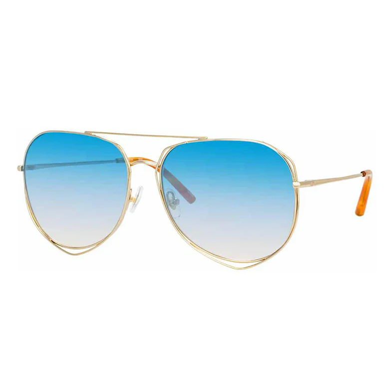 Matthew Williamson x Linda Farrow Blue Sunglasses