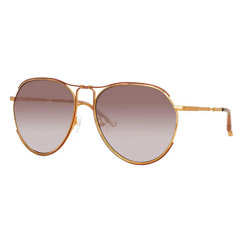 Matthew Williamson x Linda Farrow Brown Sunglasses