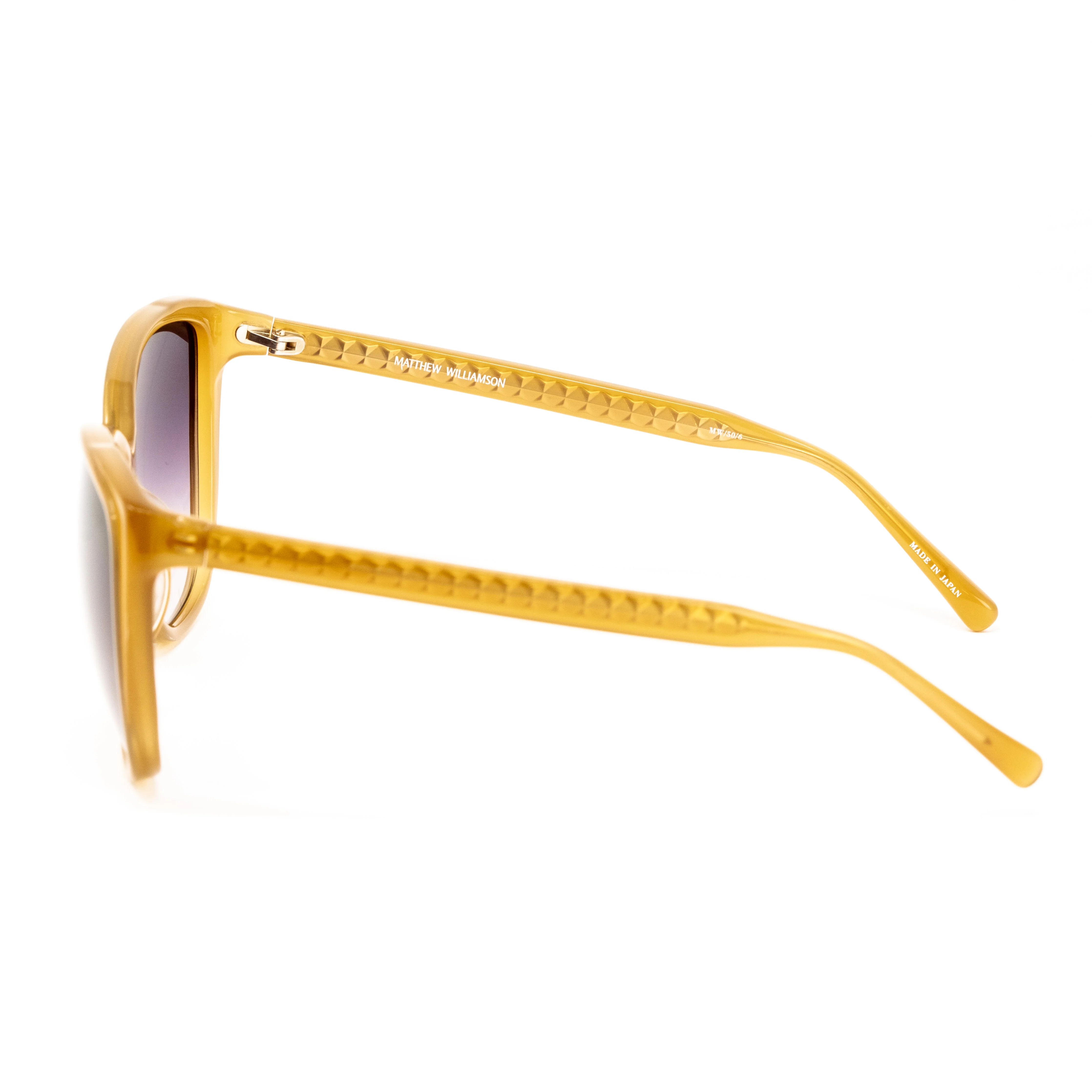 Matthew Williamson x Linda Farrow Golden Yellow Sunglasses - Image 2