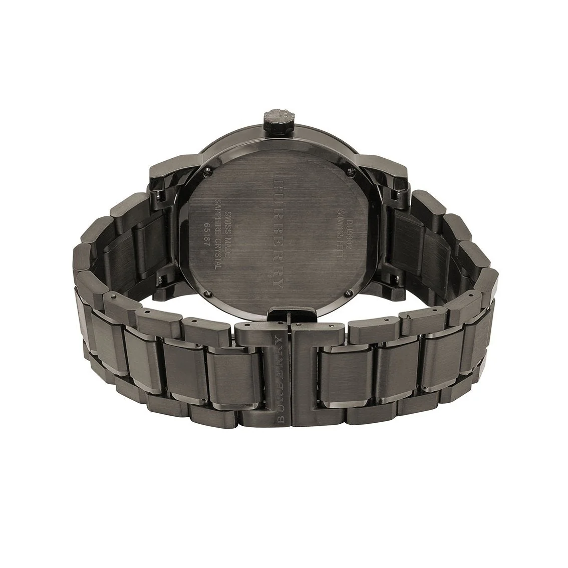 Burberry Men's Gunmetal Grey Chronograph 42mm Watch - Image 2