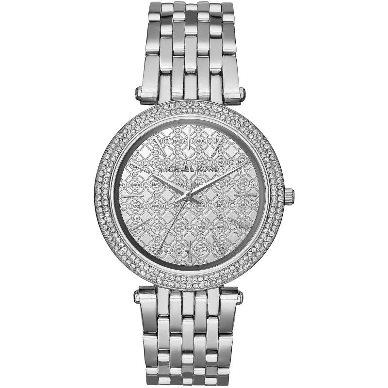 Michael Kors Ladies Darci Silver Motif Watch