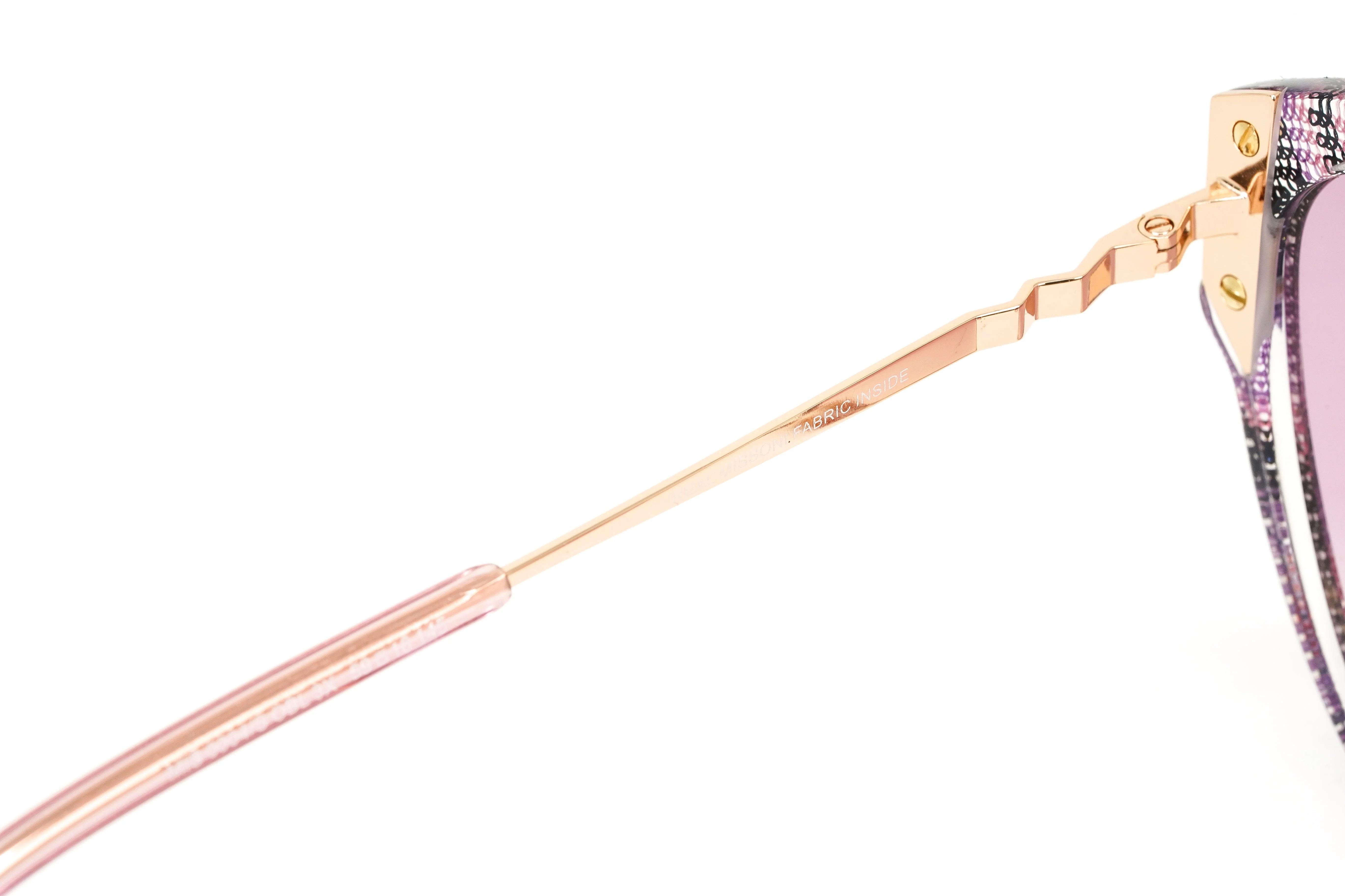 Missoni Women's Sunglasses Cat Eye Pattern Pink - Image 4
