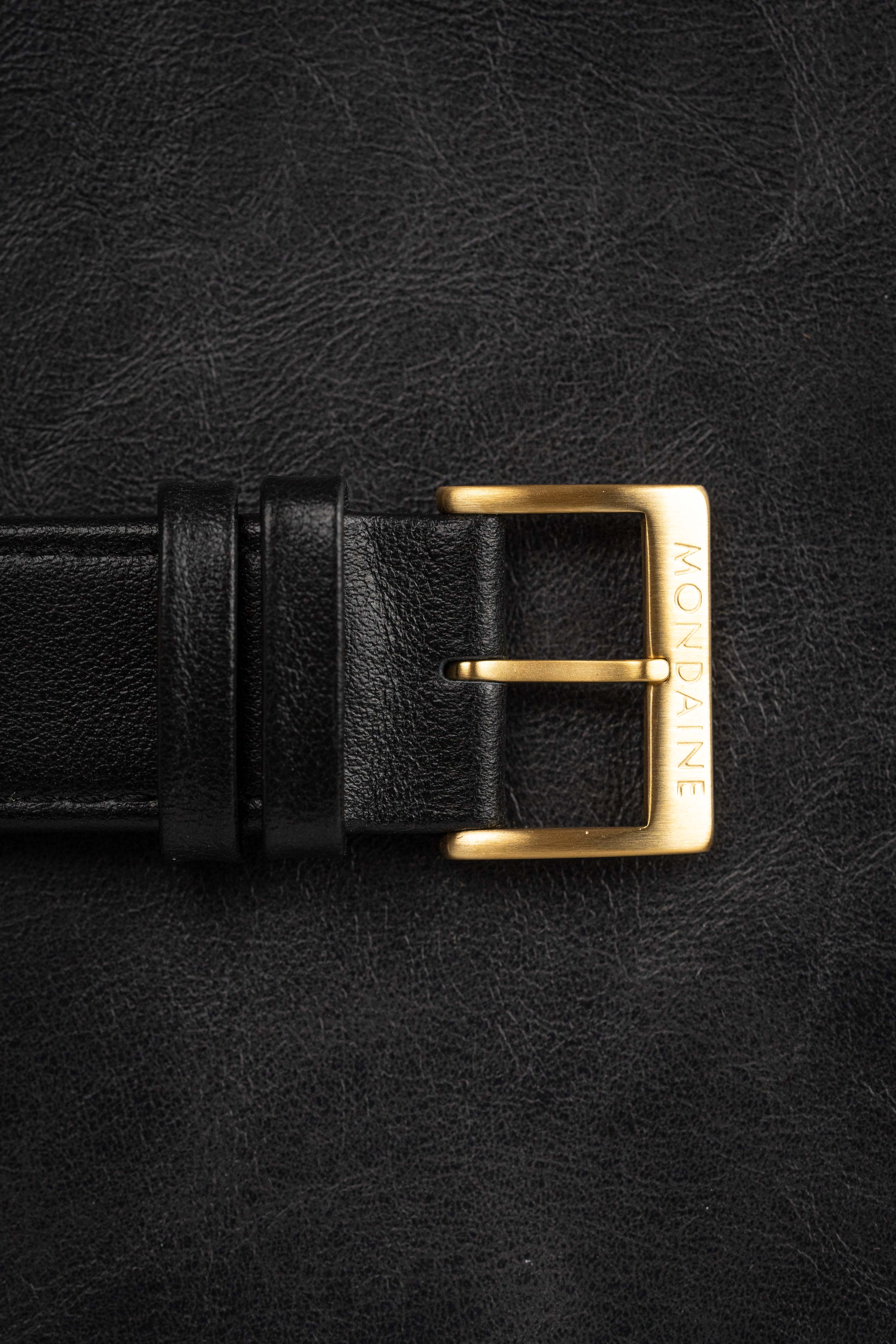 Mondaine Watch EVO2 Gold Black - Image 5