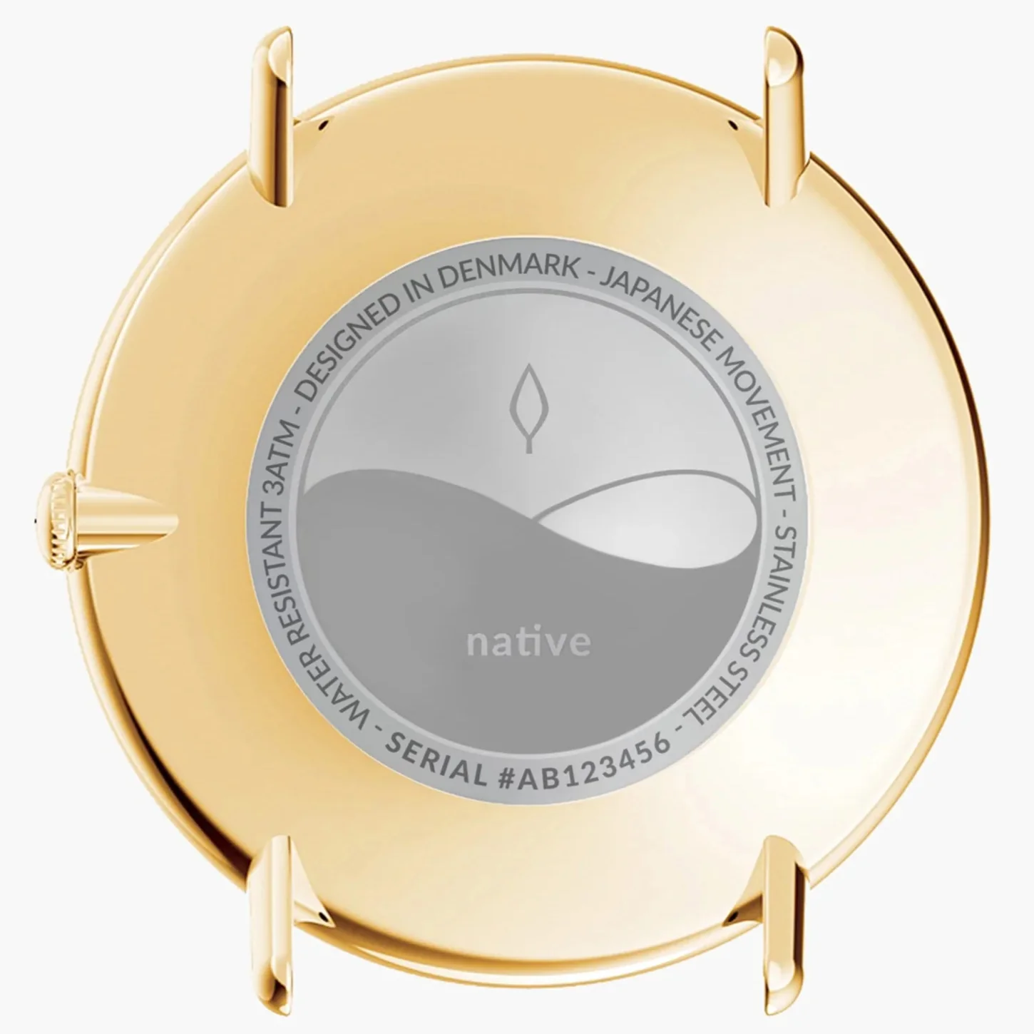 Nordgreen Native Gold Mesh 32mm Gold Case Watch - Image 4