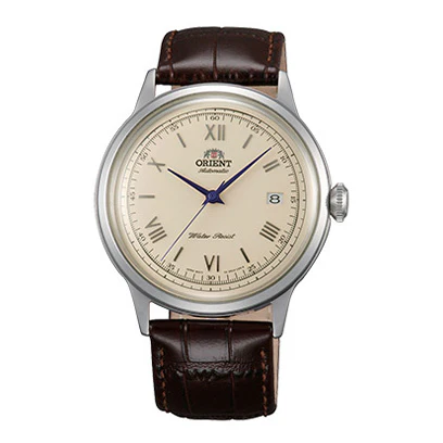 Orient 2nd Generation Bambino Men's Beige Brown Watch