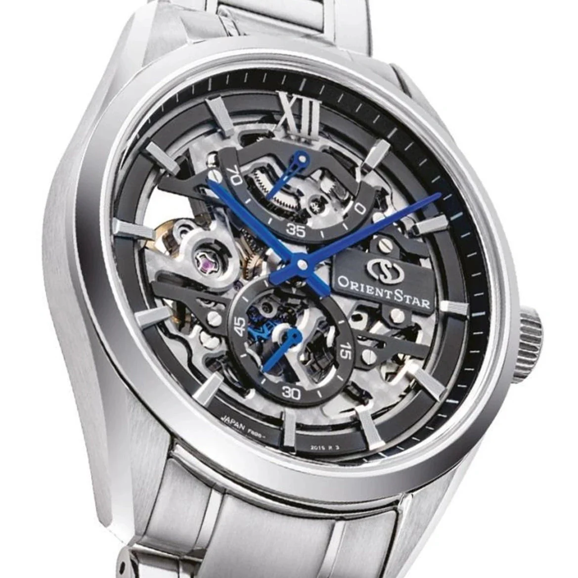Orient Star Contemporary Full Skeleton Men's Silver Watch - Image 3