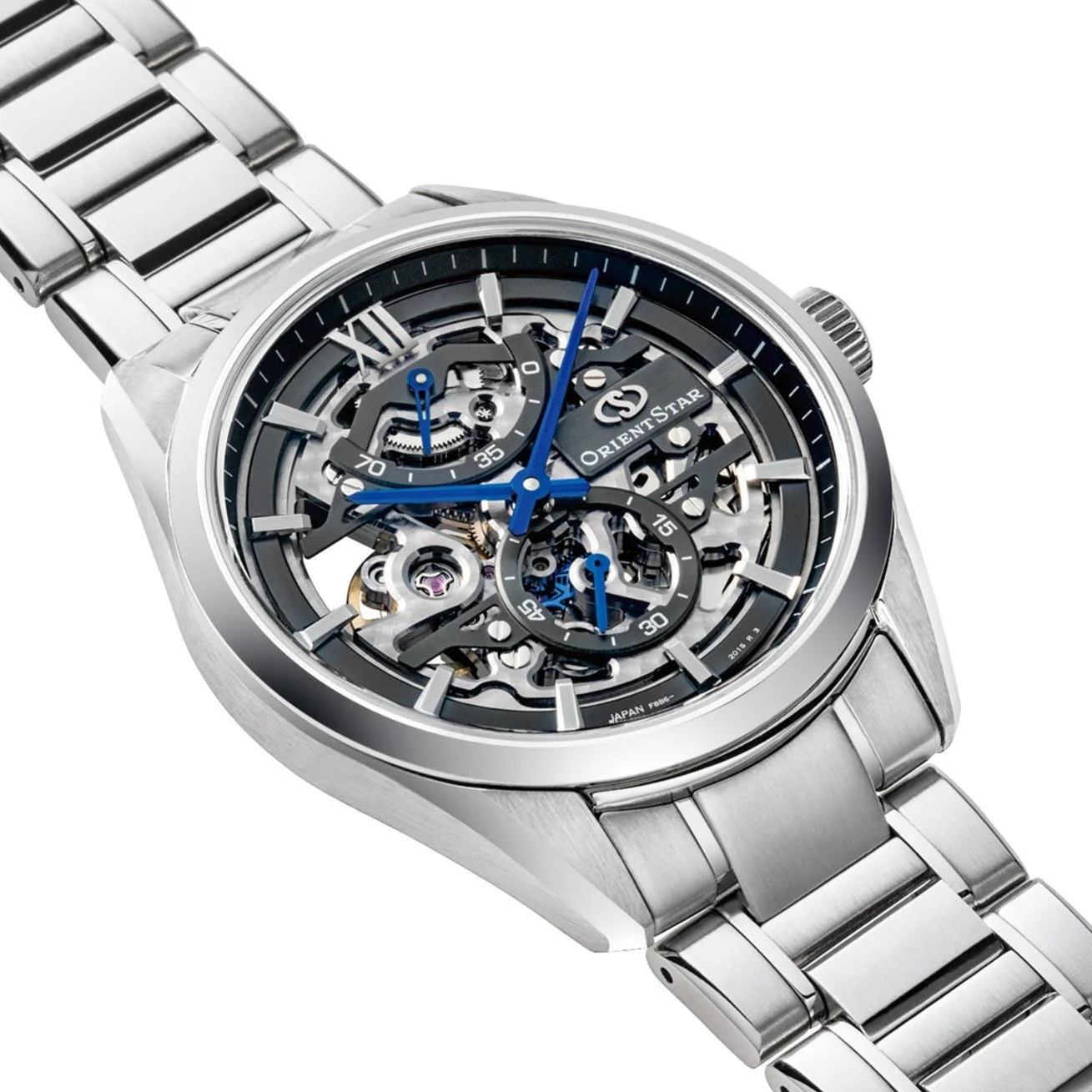 Orient Star Contemporary Full Skeleton Men's Silver Watch - Image 7