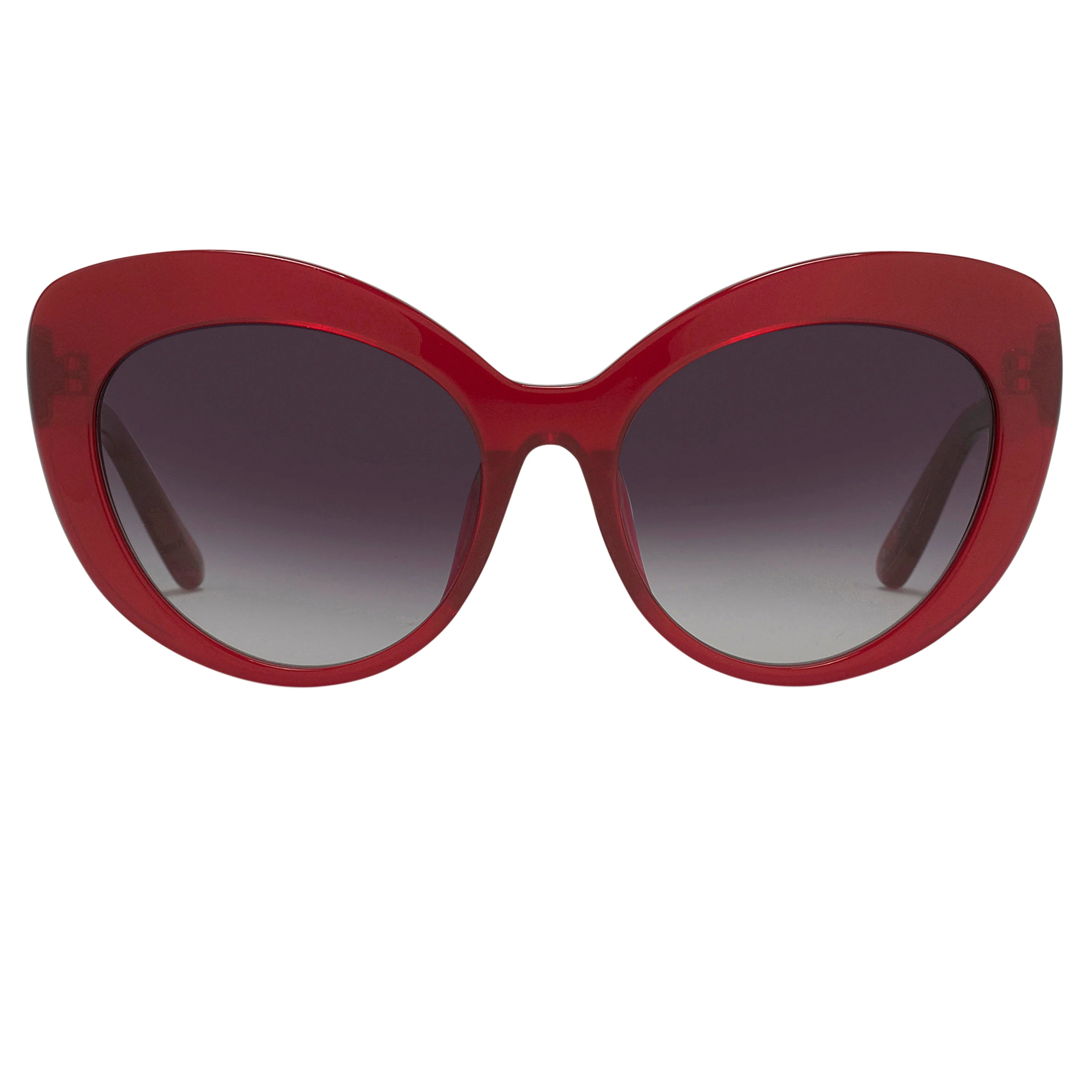 Oscar De La Renta Women's Sunglasses Cat-Eye Red Grey