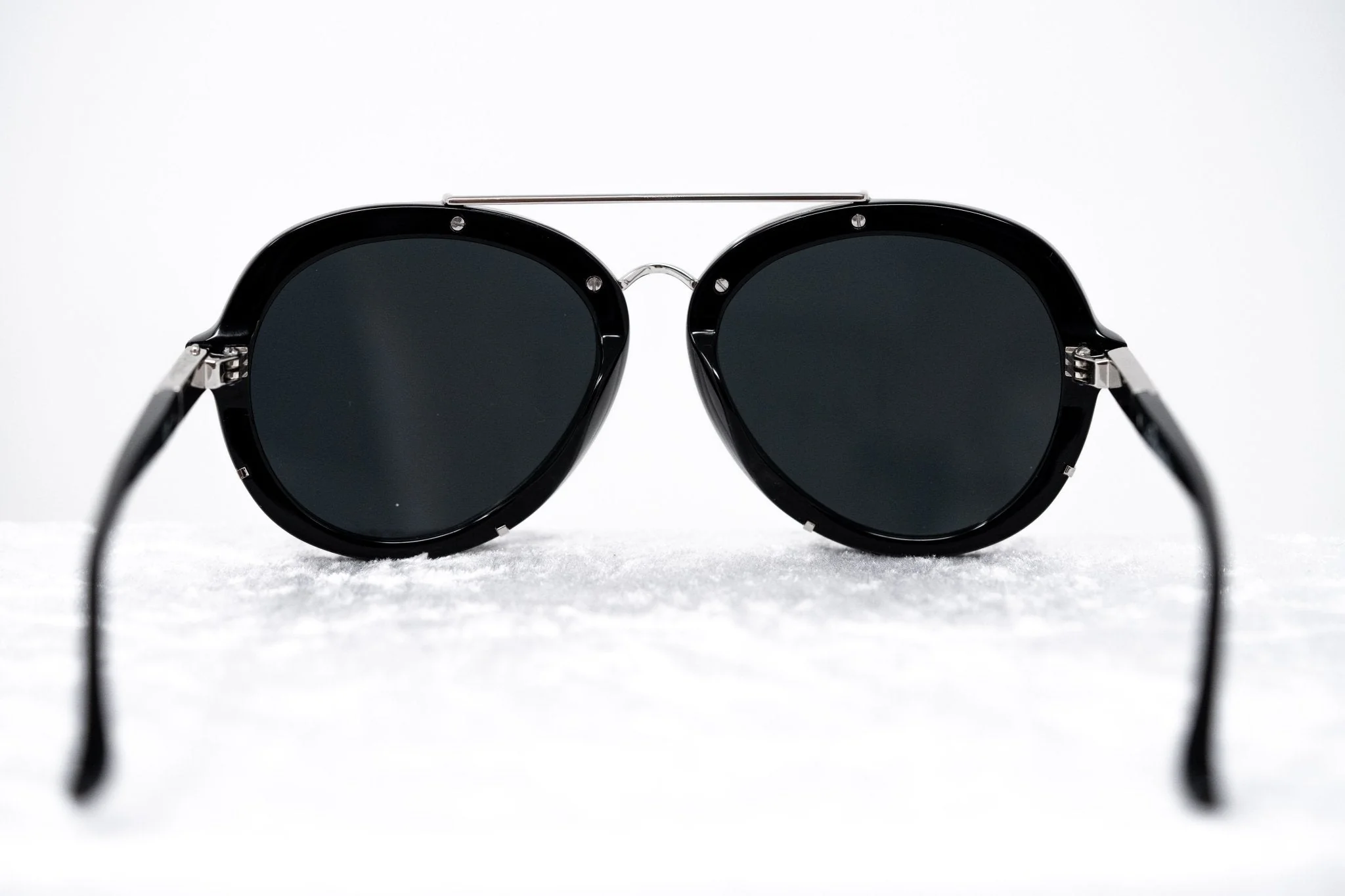 Phillip Lim Sunglasses Silver and Black - Image 7