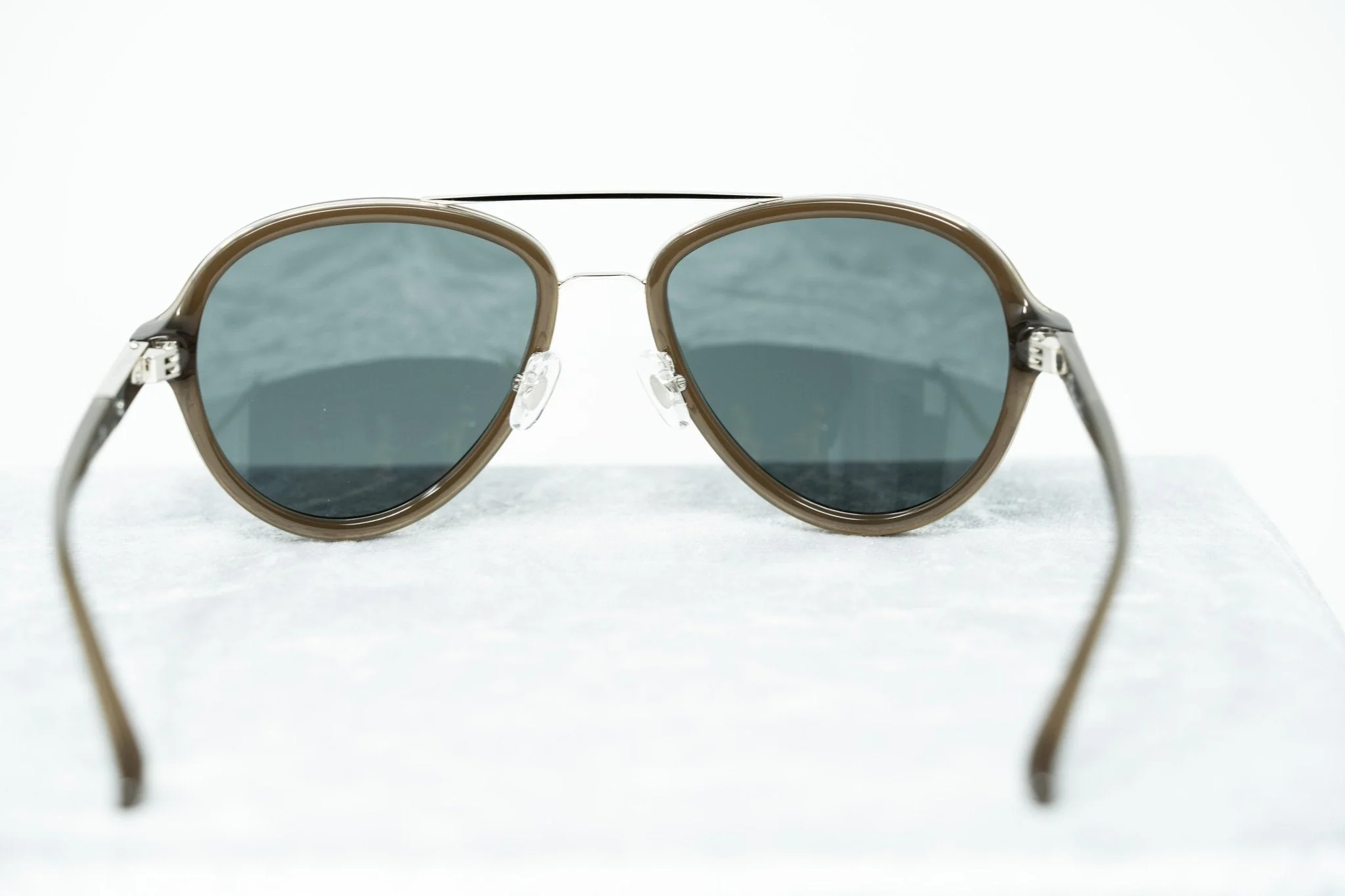 Phillip Lim Men's Sunglasses Brown and Fog Green - Image 6