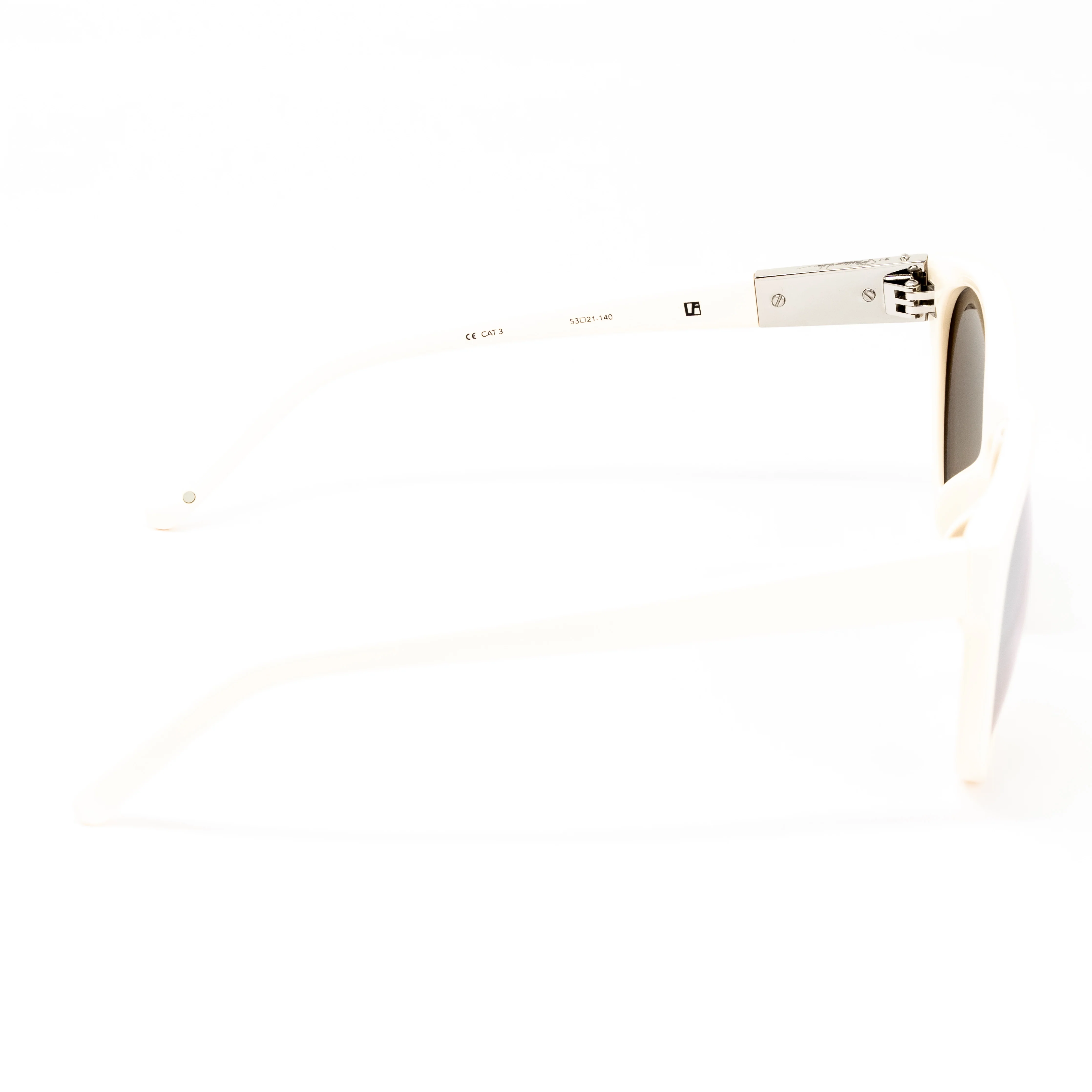 Phillip Lim x Linda Farrow Cream Sunglasses - Image 3