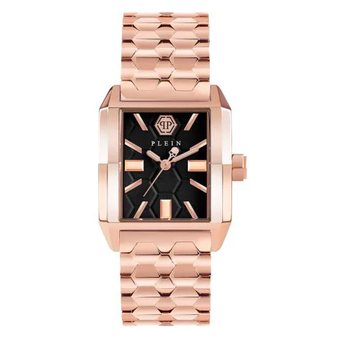 Philipp Plein Ladies Watch Street Couture Offshore Square Rose Gold IP