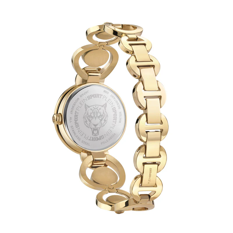 Plein Sport Supernova Ladies Black Gold Watch - Image 2