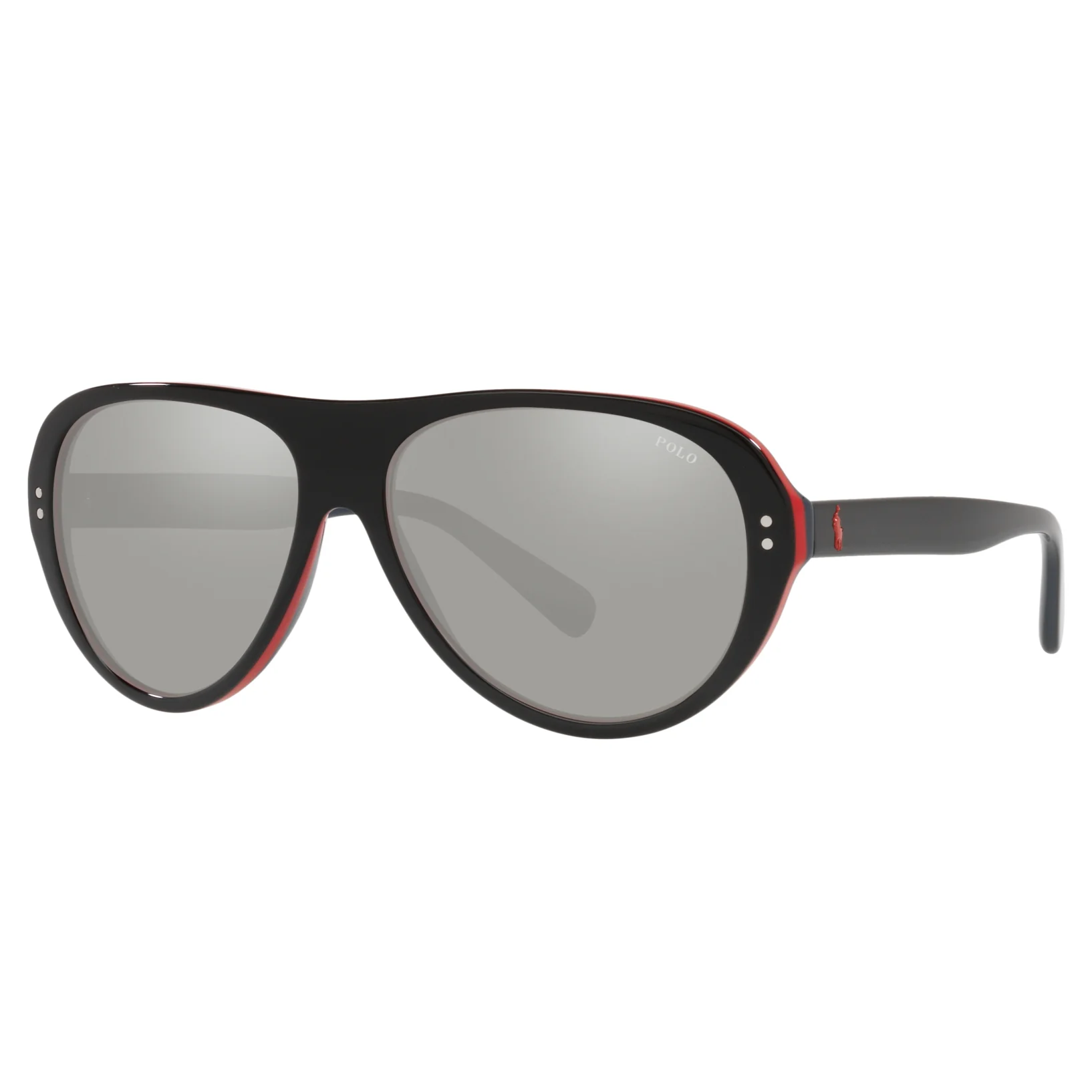 Polo Ralph Lauren (POL09) Men's Shiny Black Sunglasses