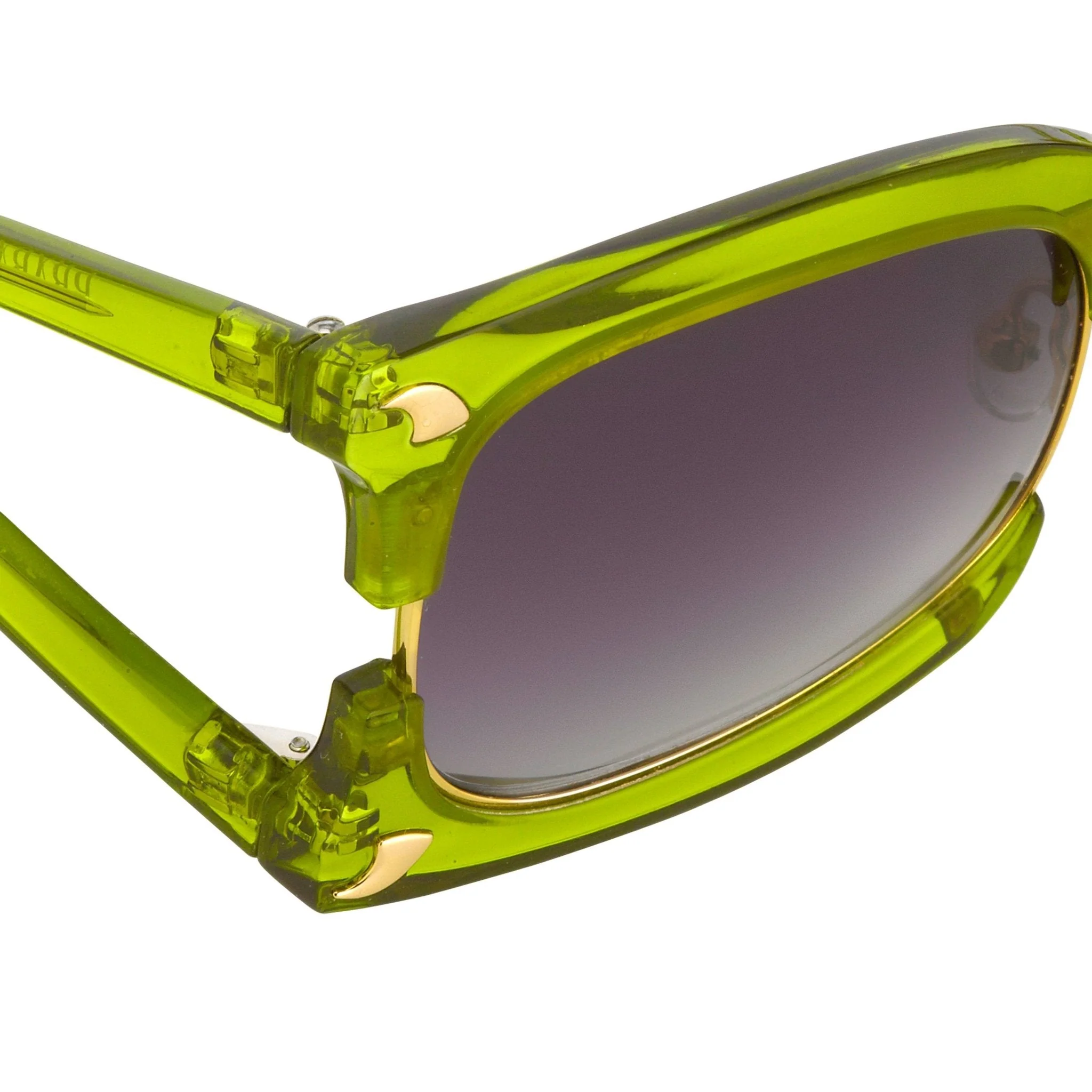Prabal Gurung Sunglasses Rectangular Green and Purple - Image 2