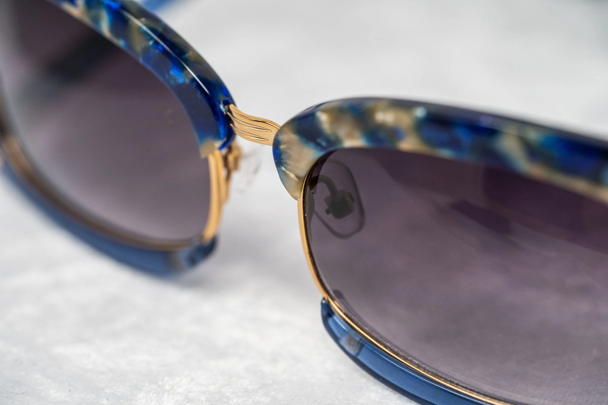Prabal Gurung Sunglasses Rectangular Blue and Purple - Image 4