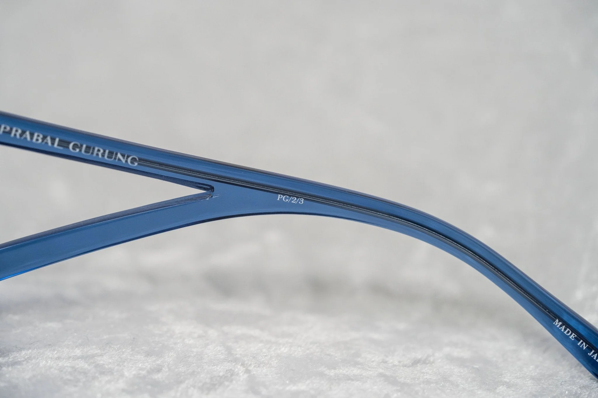 Prabal Gurung Sunglasses Rectangular Blue and Purple - Image 6