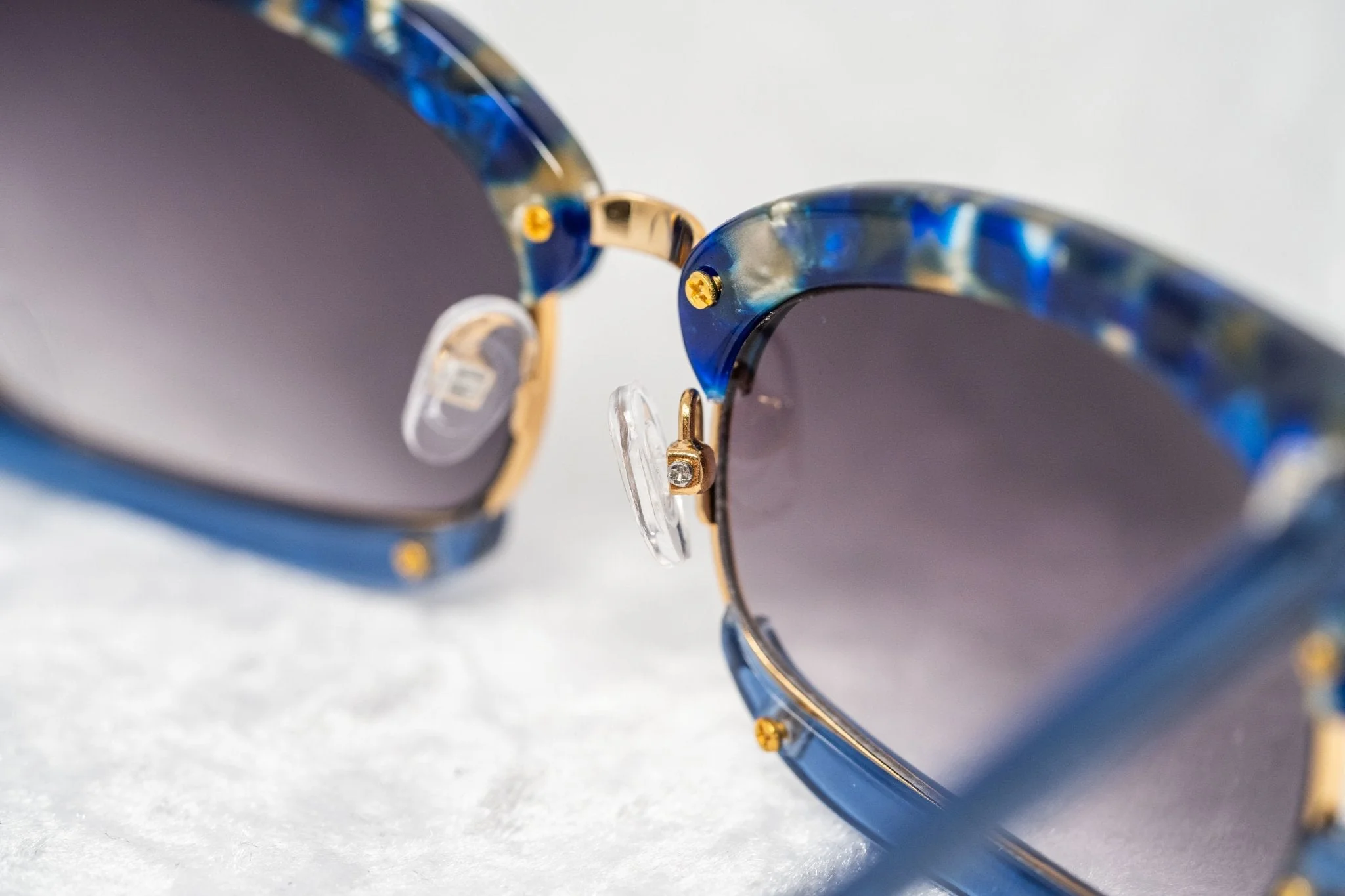 Prabal Gurung Sunglasses Rectangular Blue and Purple - Image 9