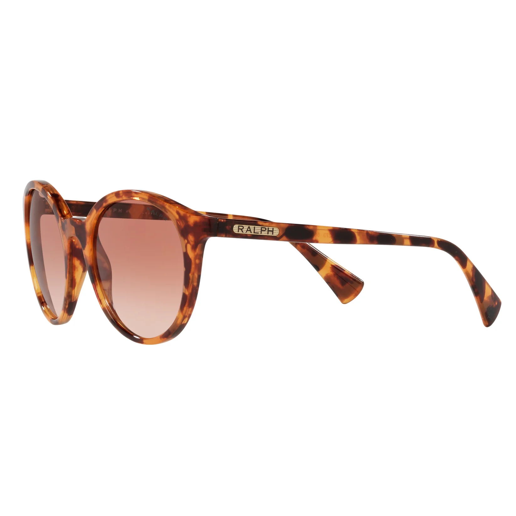 Ralph by Ralph Lauren (RL17) Women's Shiny Brown Havana Sunglasses - Image 3