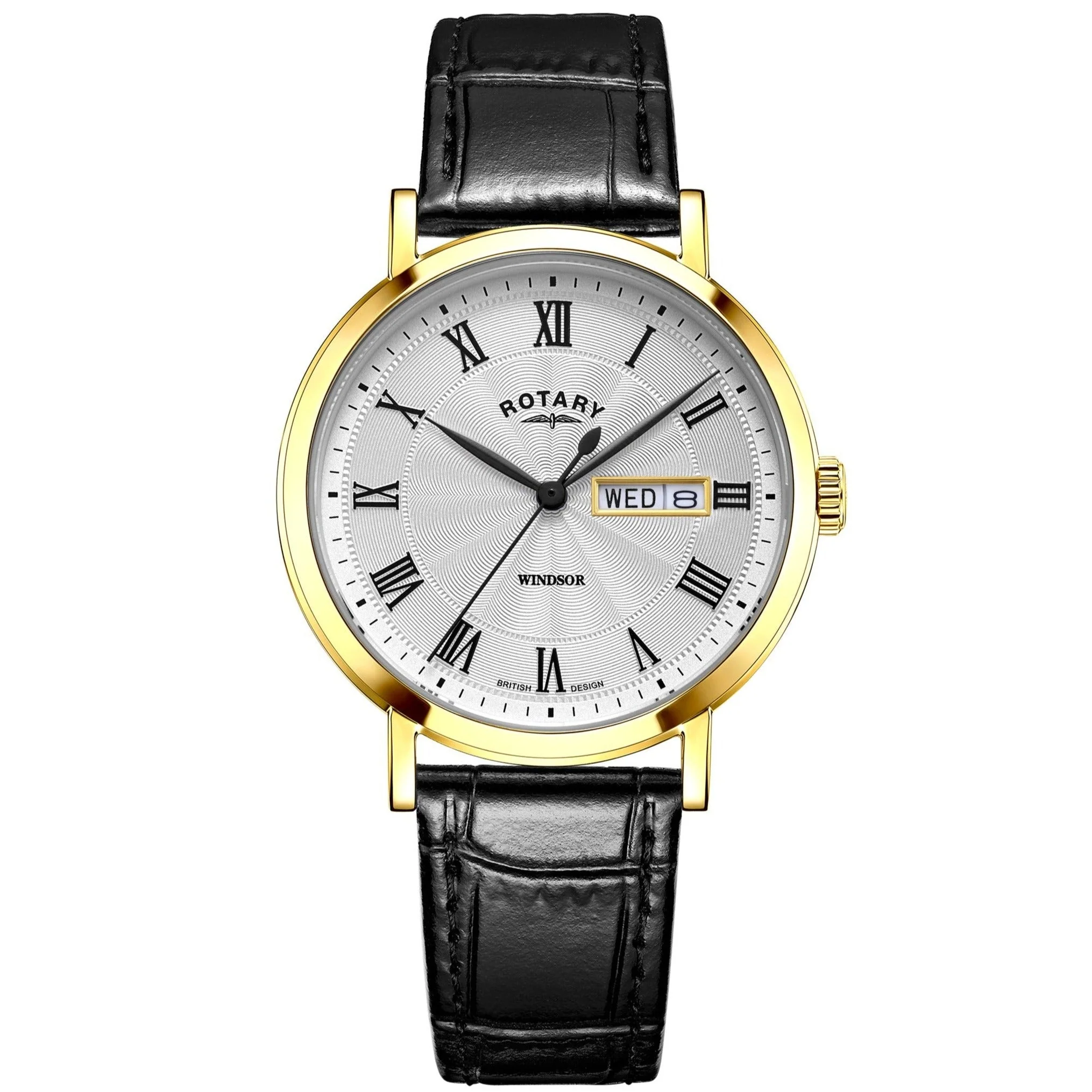 Rotary Windsor Men's Silver Watch