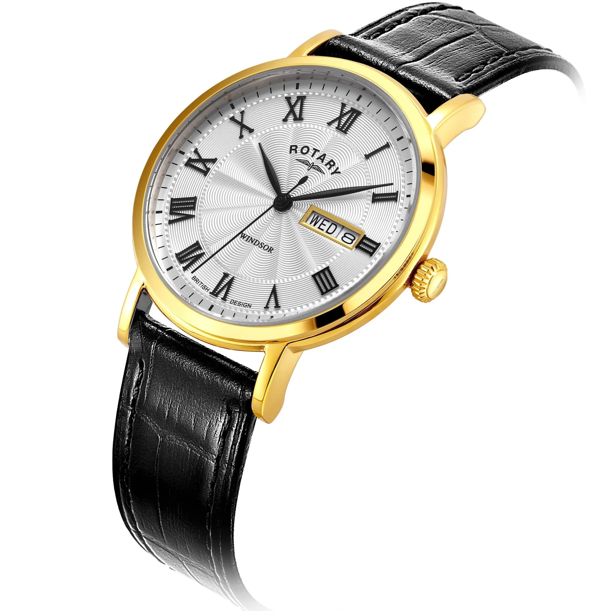 Rotary Windsor Men's Silver Watch - Image 2