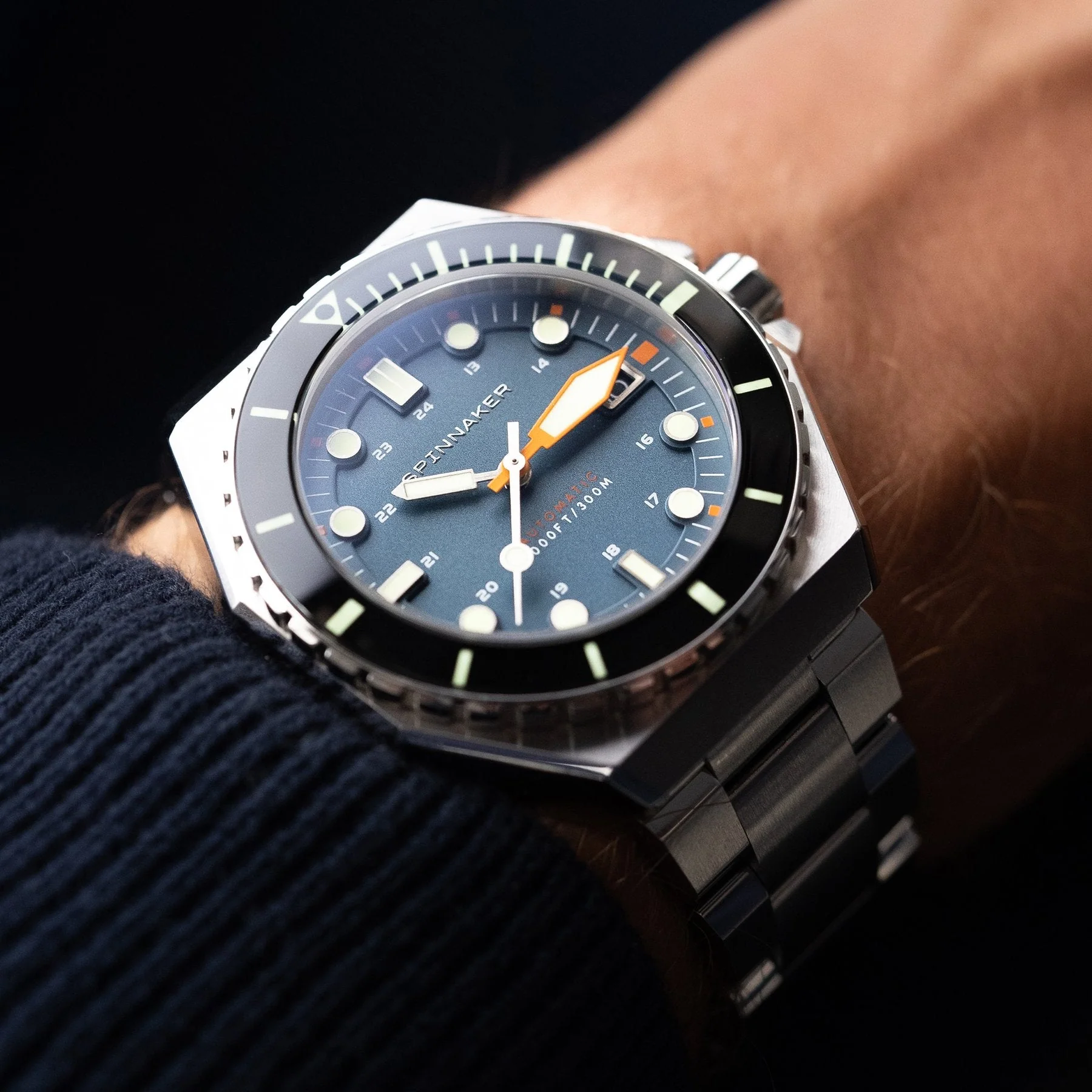 Spinnaker Dumas Diver Men's Blue Automatic Watch - Image 4