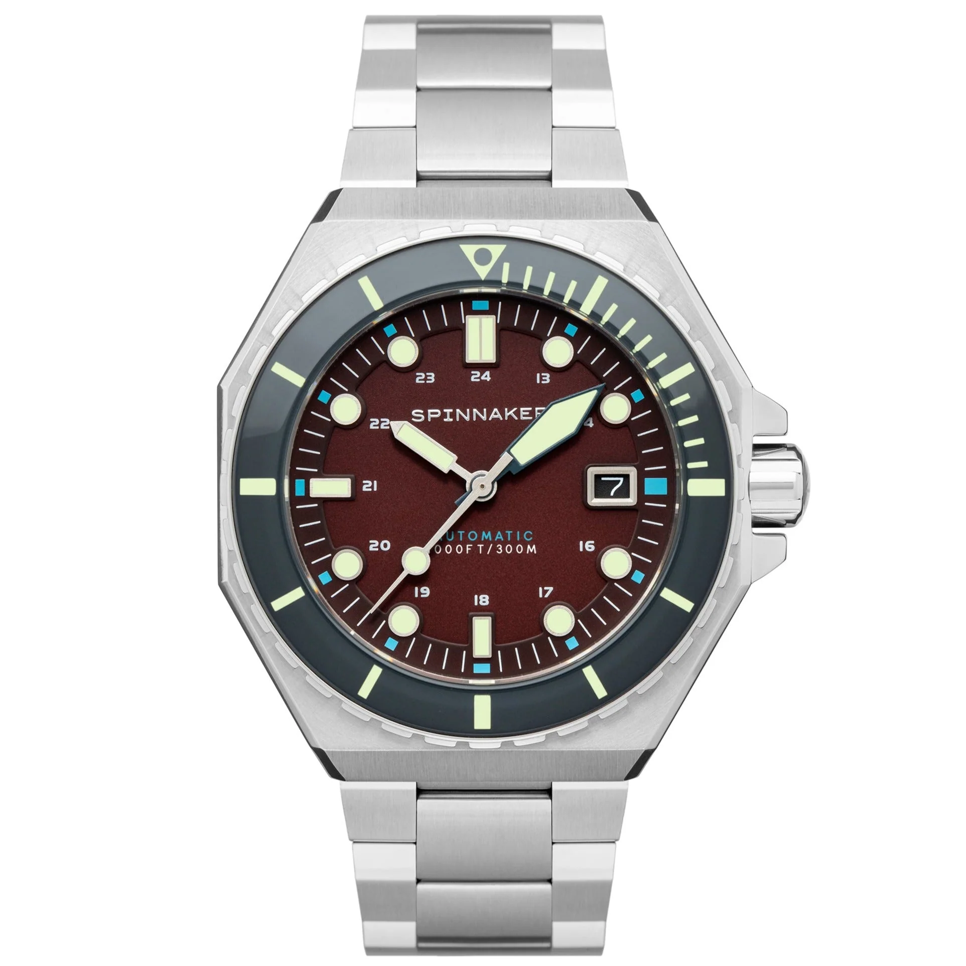 Spinnaker Dumas Men's Maroon Diver Automatic Watch