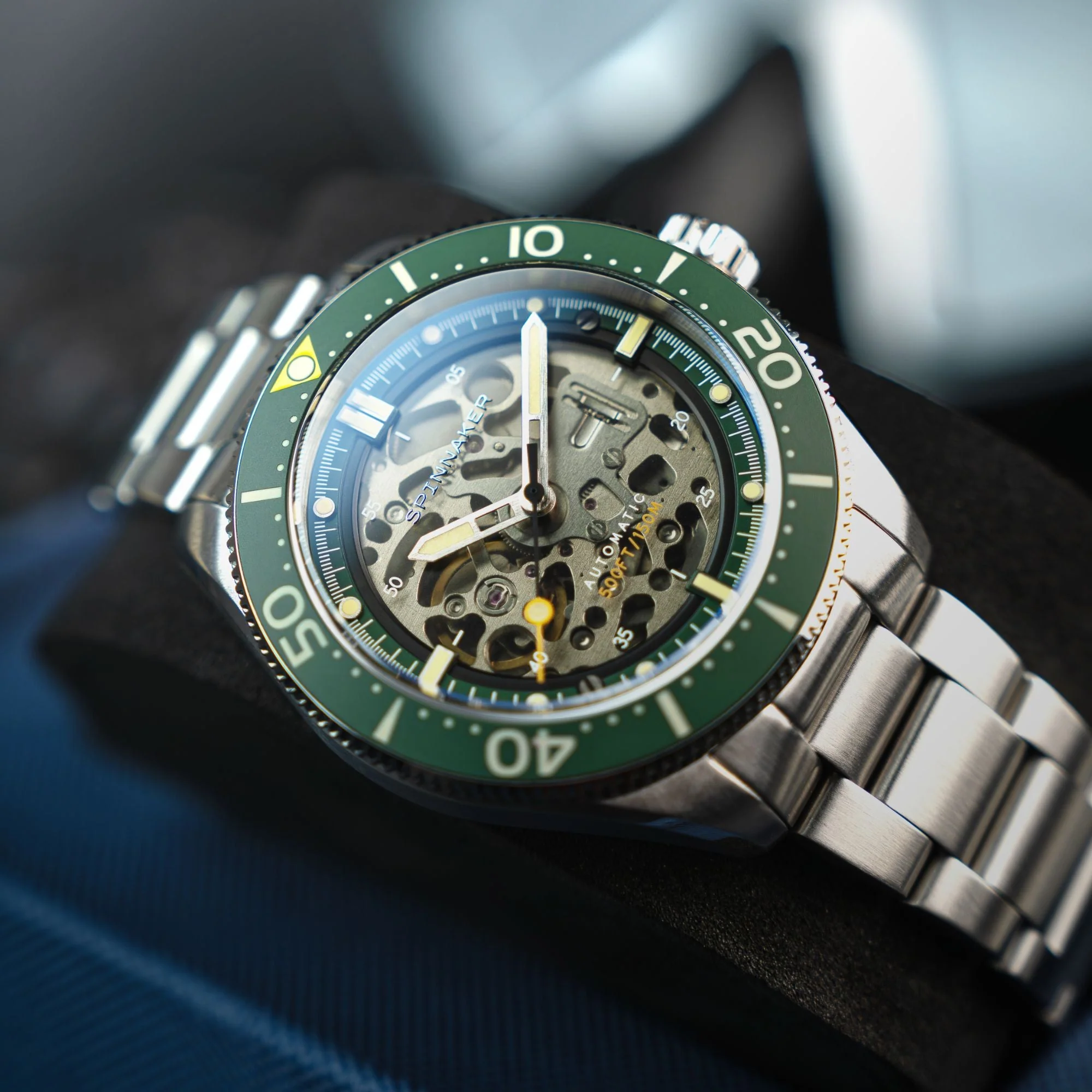 Spinnaker Croft 42 Automatic Men's Black Skeleton Watch - Image 9