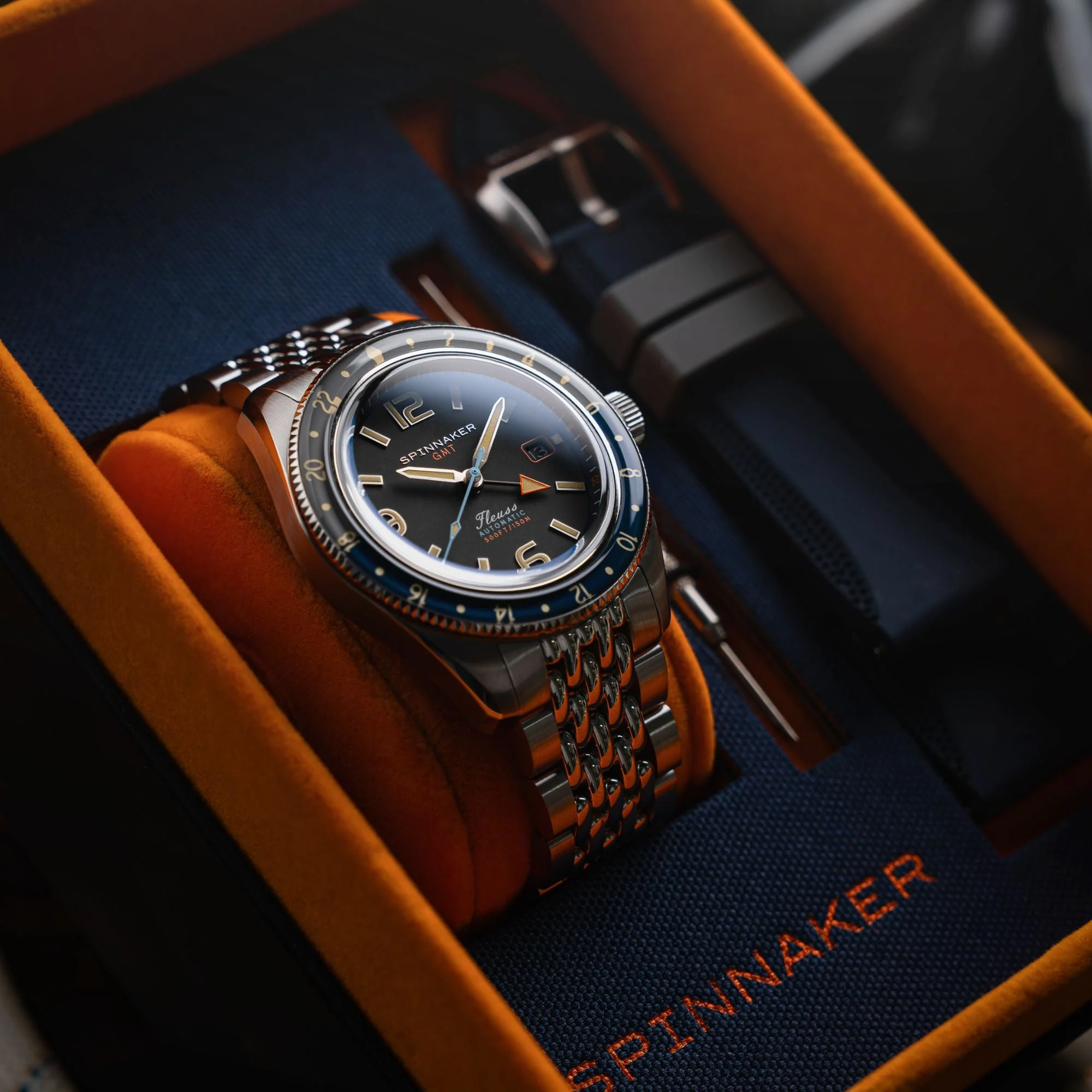 Spinnaker Fleuss GMT Automatic Men's Grey Watch - Image 7