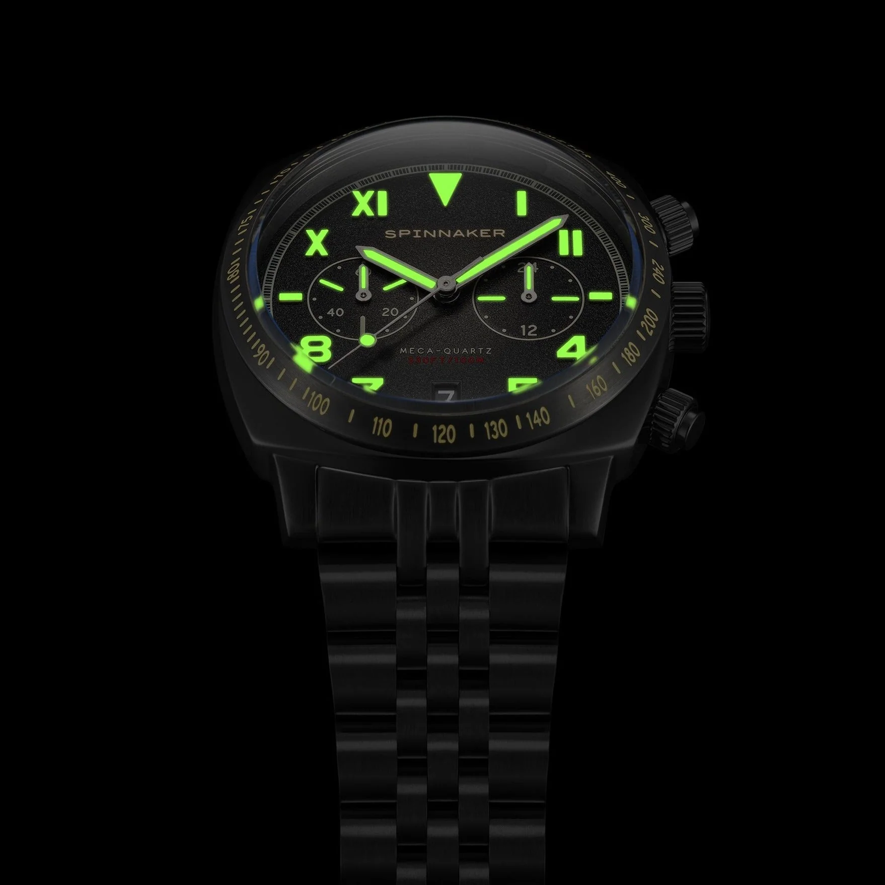 Spinnaker Men's Black Hull California Watch - Image 3