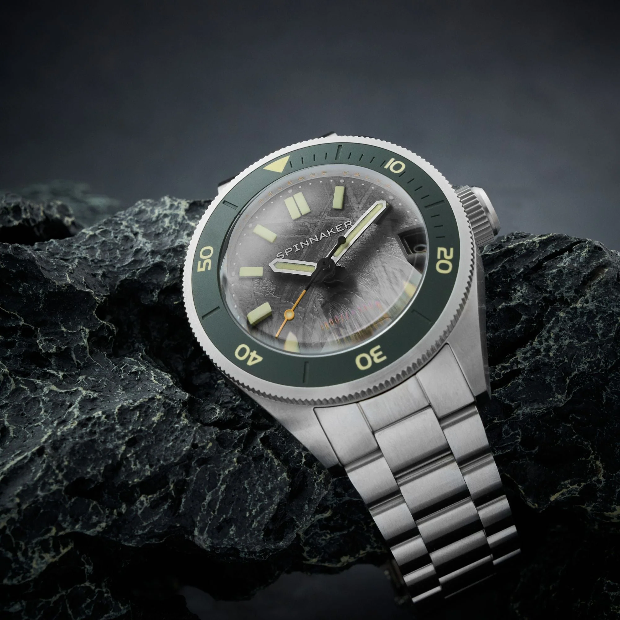 Spinnaker Piccard Green Meteorite Automatic Diver Watch - Image 7
