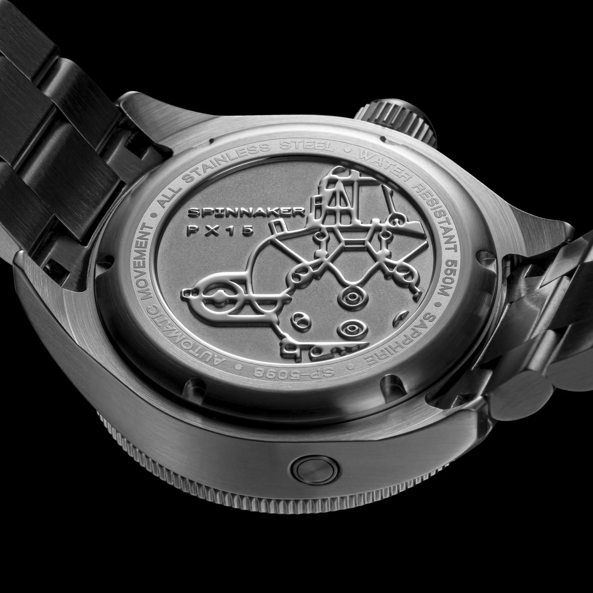 Spinnaker Piccard Men's Yellow Automatic Diver Watch - Image 5
