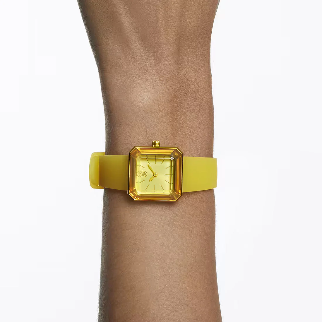 Swarovski Watch Lucent with Silicone Strap Yellow - Image 5