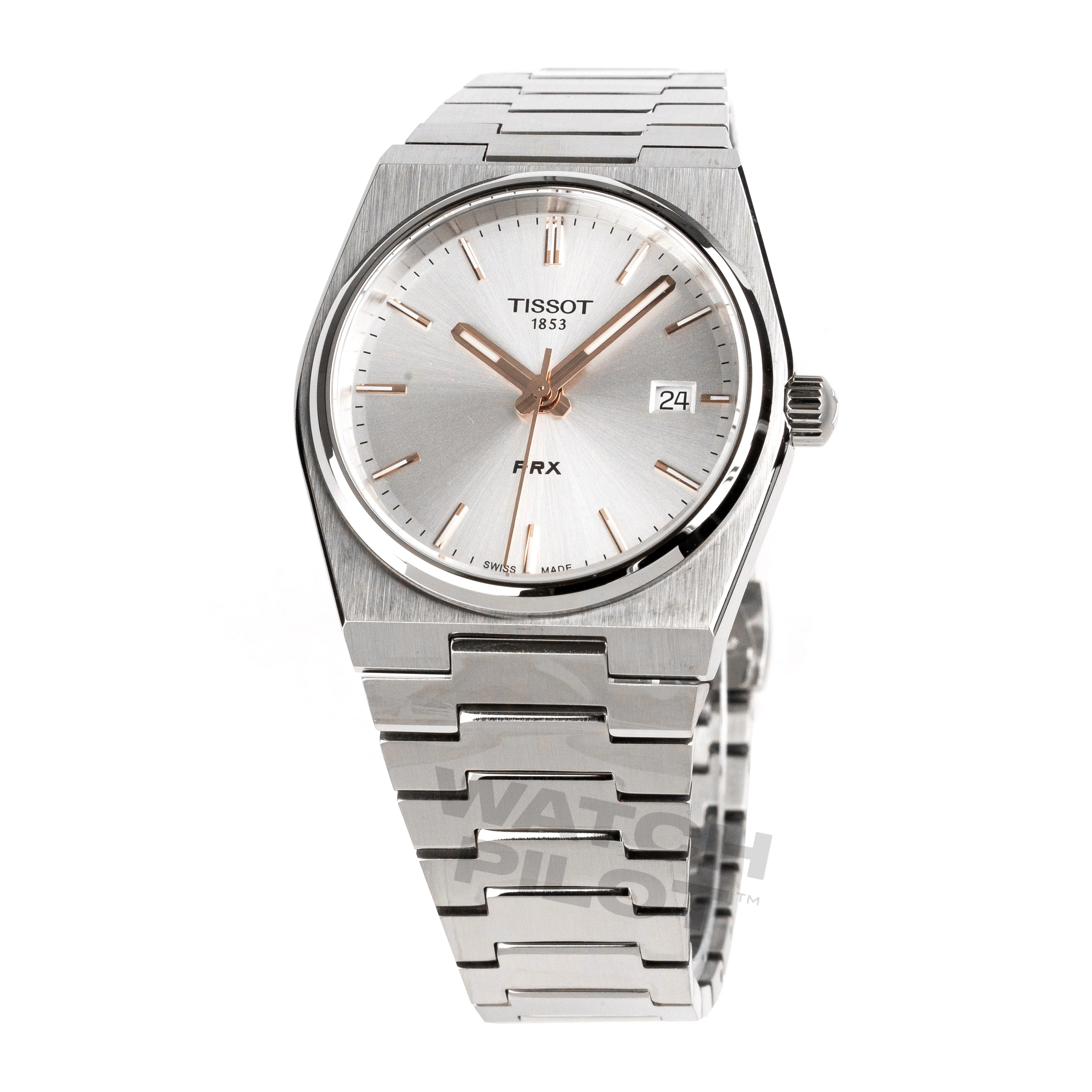Tissot Prx 35Mm Unisex Silver Watch