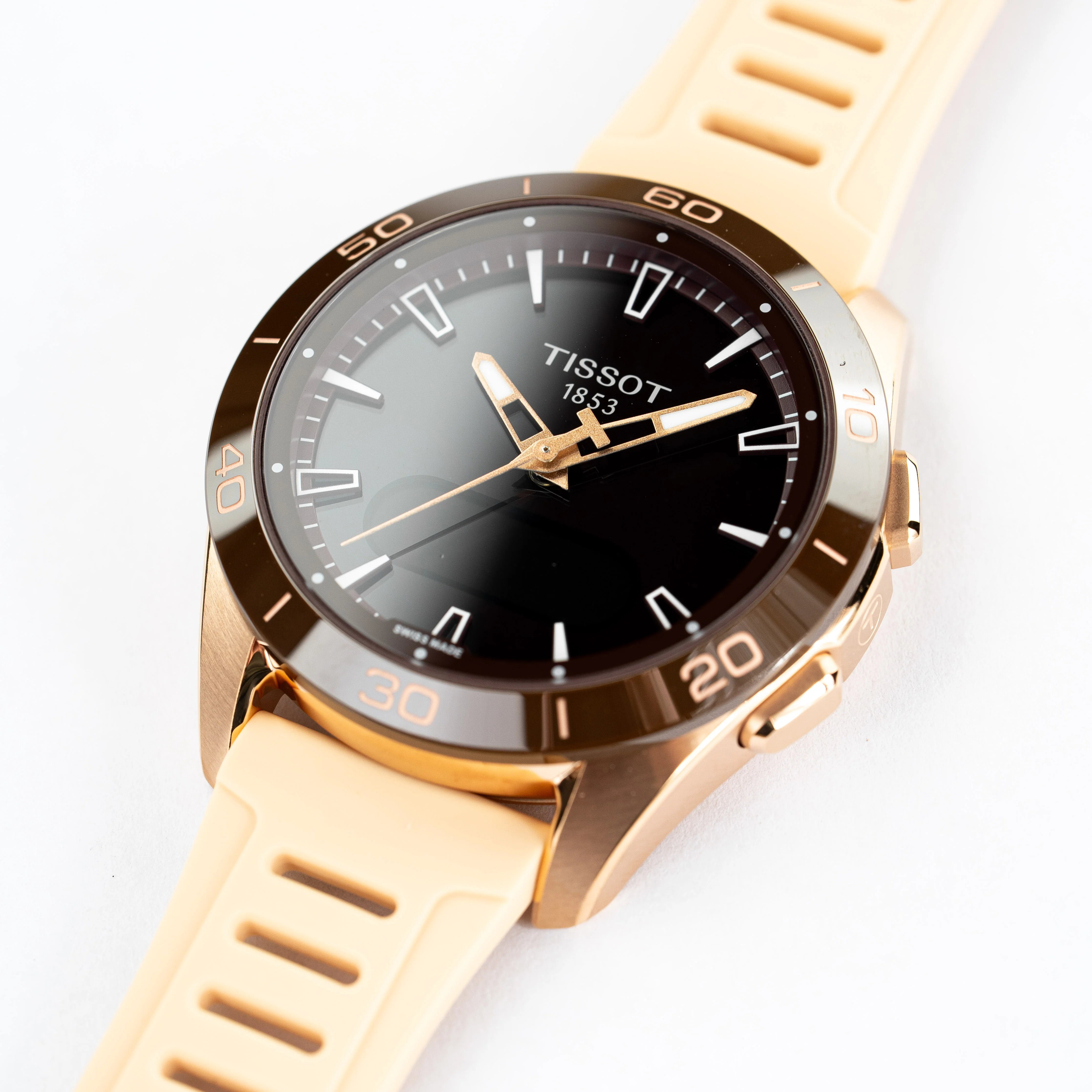 Tissot T-Touch Connect Sport Unisex Rose Gold Watch - Image 3