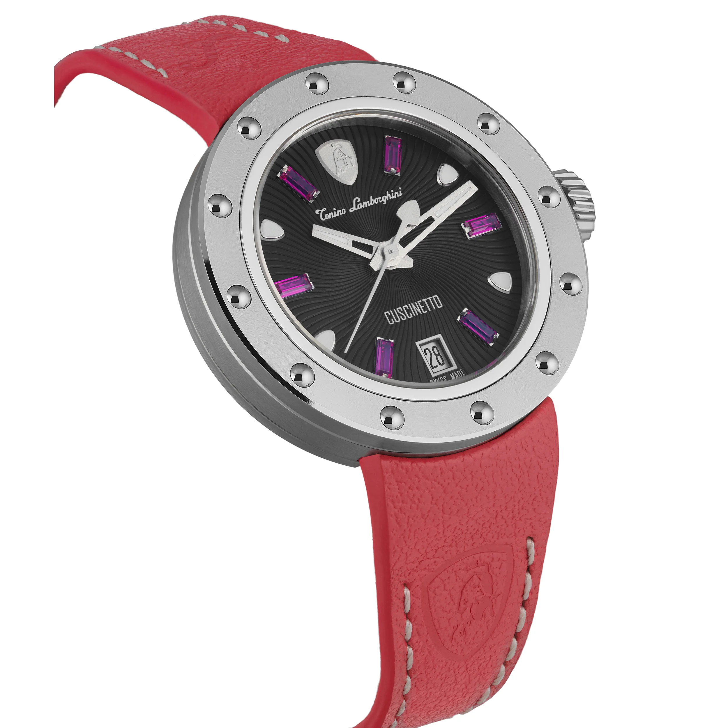 Tonino Lamborghini Cuscinetto Ladies Red Watch - Image 4