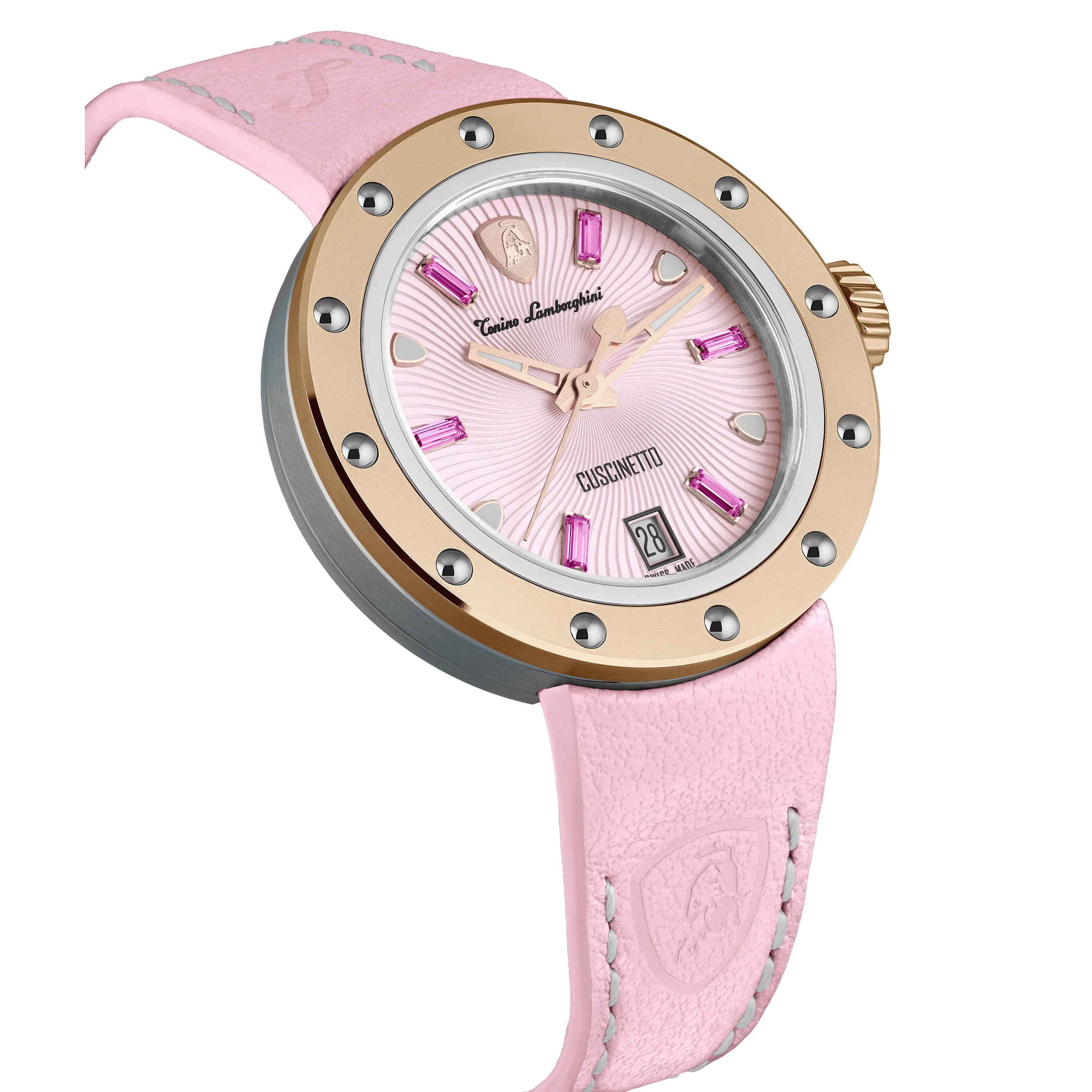 Tonino Lamborghini Cuscinetto Ladies Pink Watch - Image 3