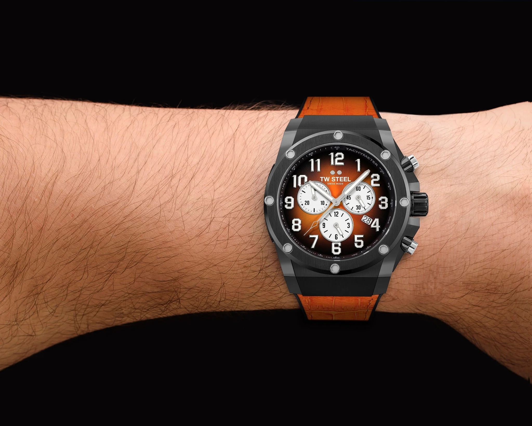 TW Steel Men's Orange Ace Genesis Watch - Image 5