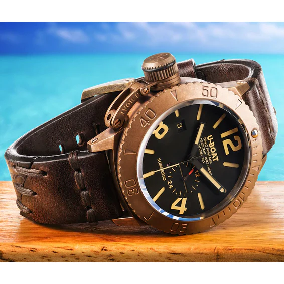U-Boat Sommerso Bronze Diver Men’s Black Watch - Image 3