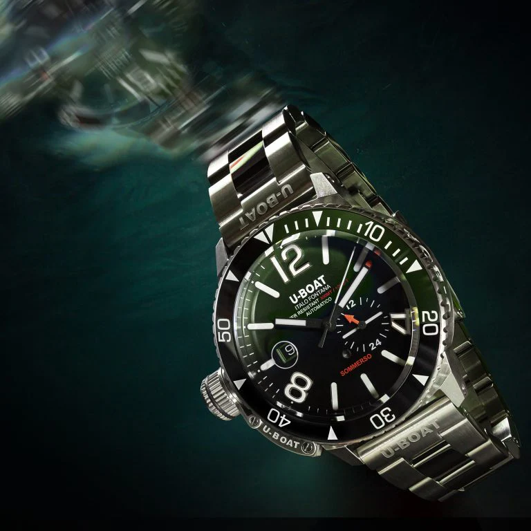 U-Boat Sommerso Ceramic Diver Men’s Green Watch - Image 4