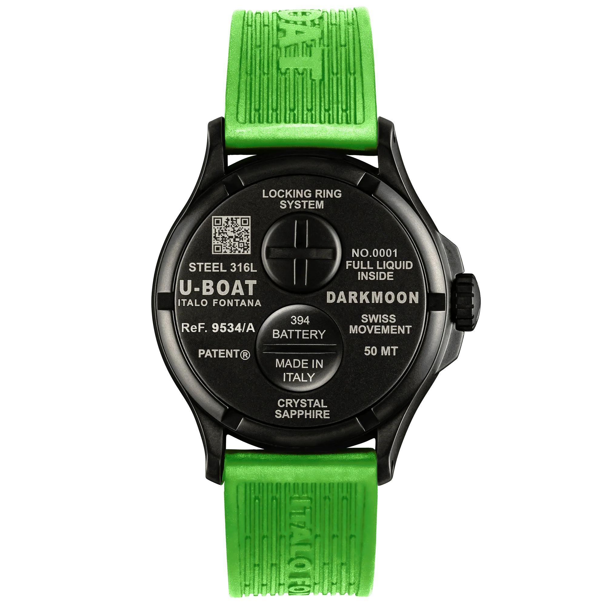 U-Boat Watch Darkmoon 44 Green Curve Black PVD - Image 2