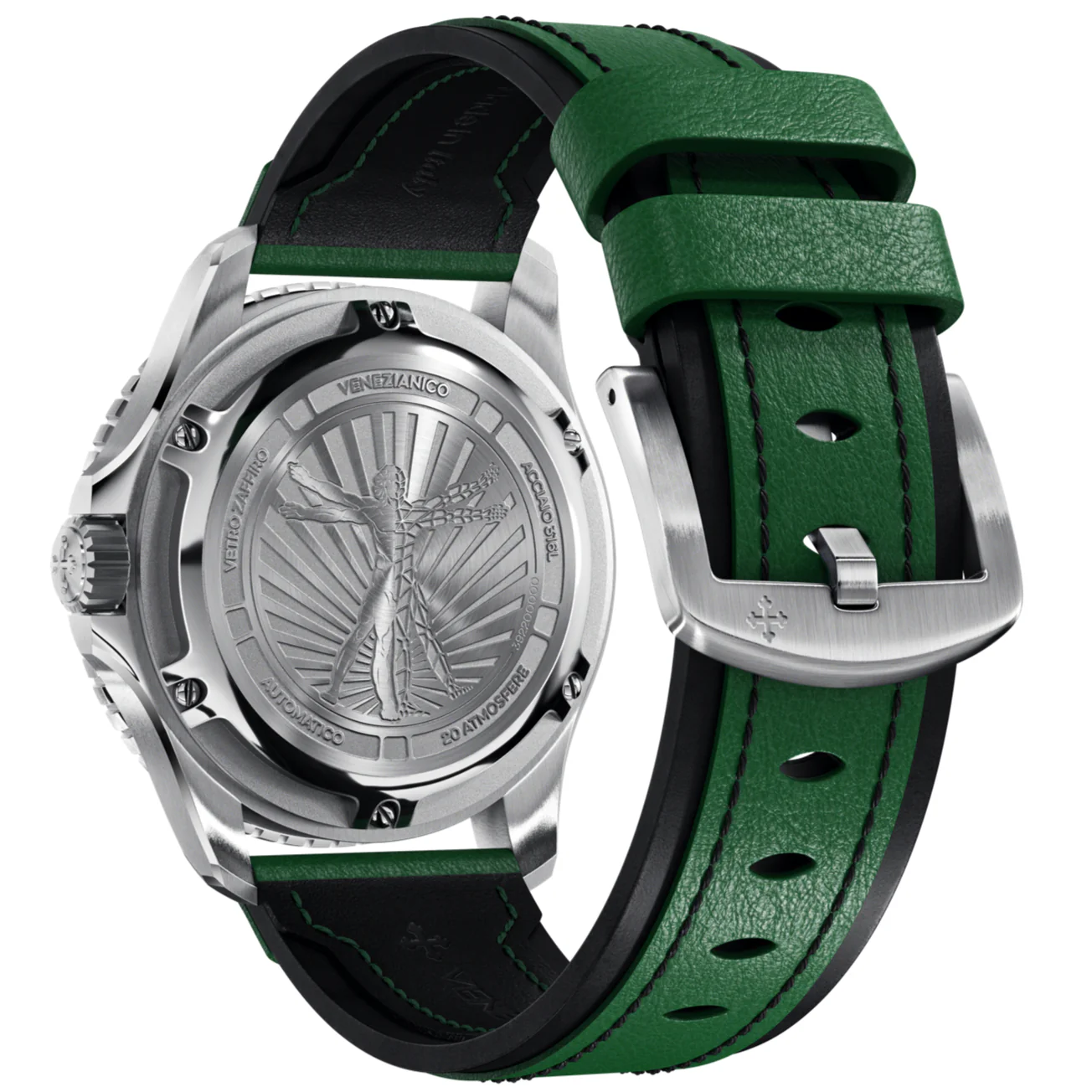 Venezianico Nereide Ultraleggero 42 Men's Green Watch - Image 4