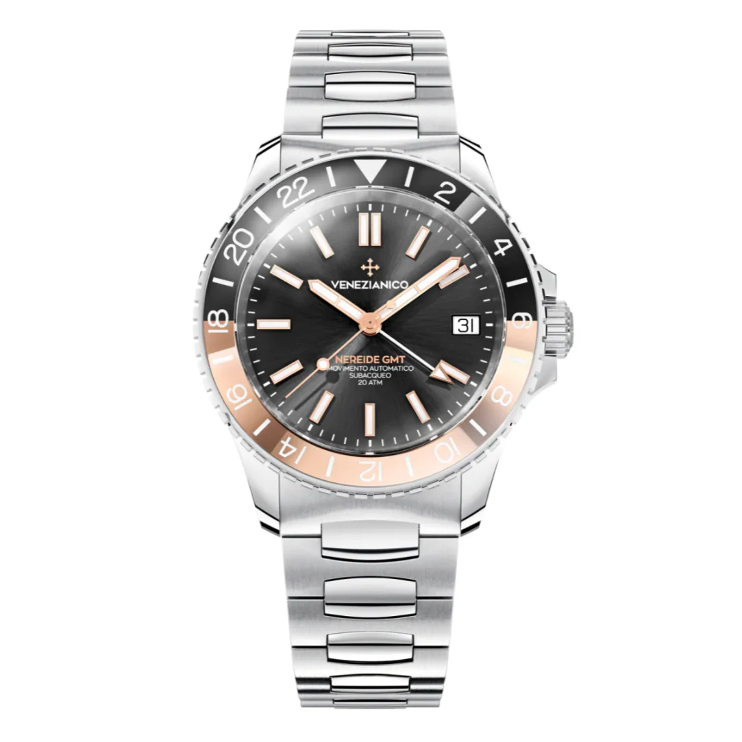 Venezianico Automatic Watch Nereide GMT Black
