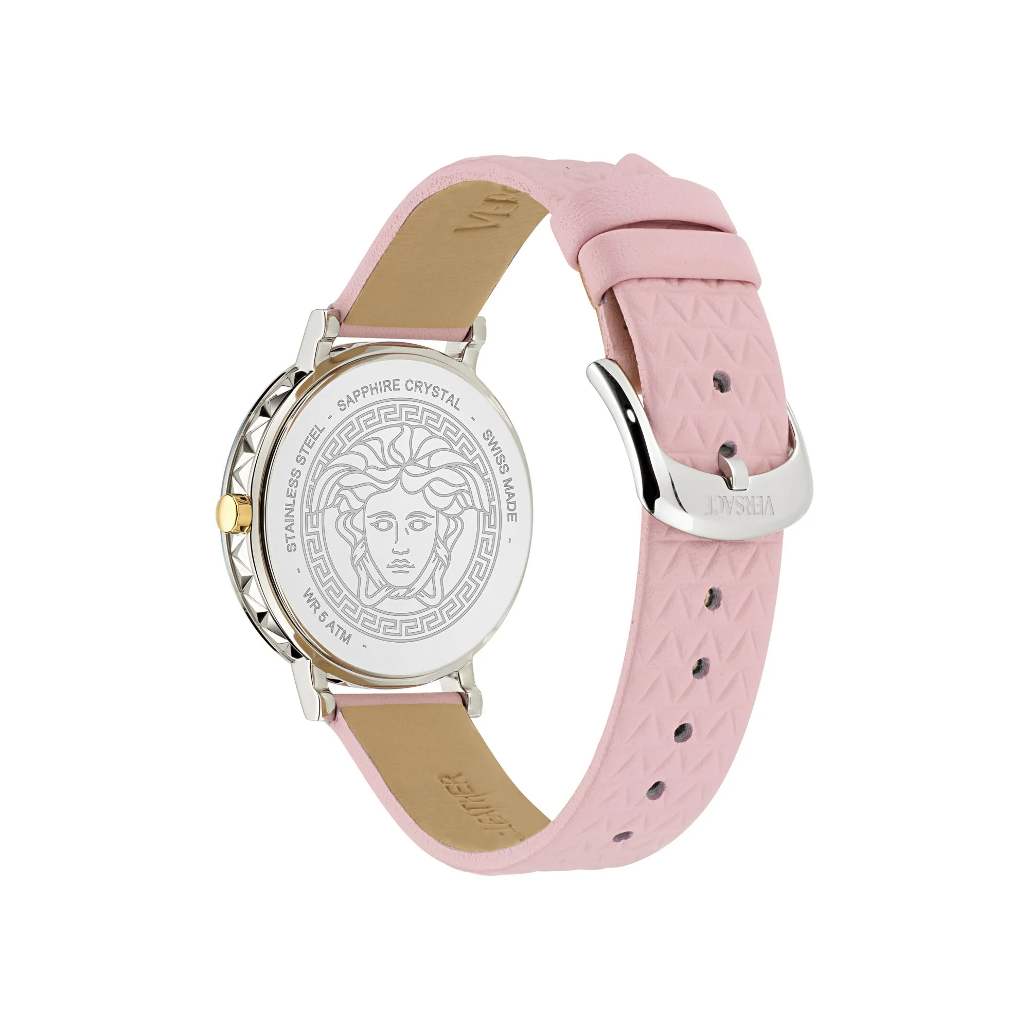 Versace Daedalus Ladies’ Pink Silver Watch - Image 2