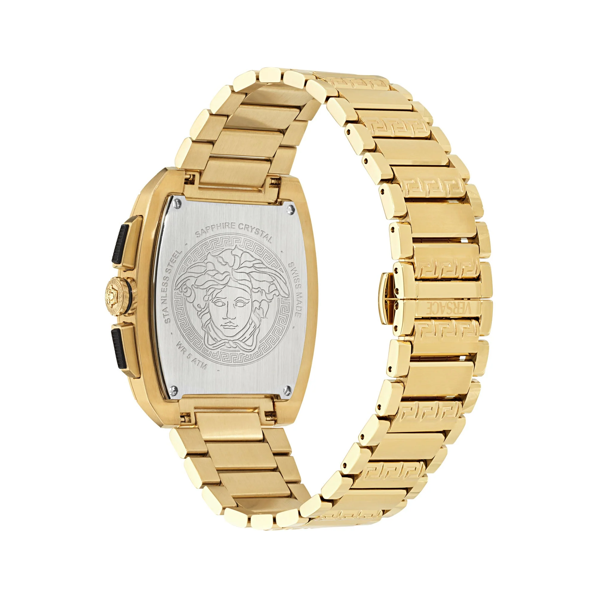 Versace Dominus Chronograph Men’s Black Gold Watch - Image 2