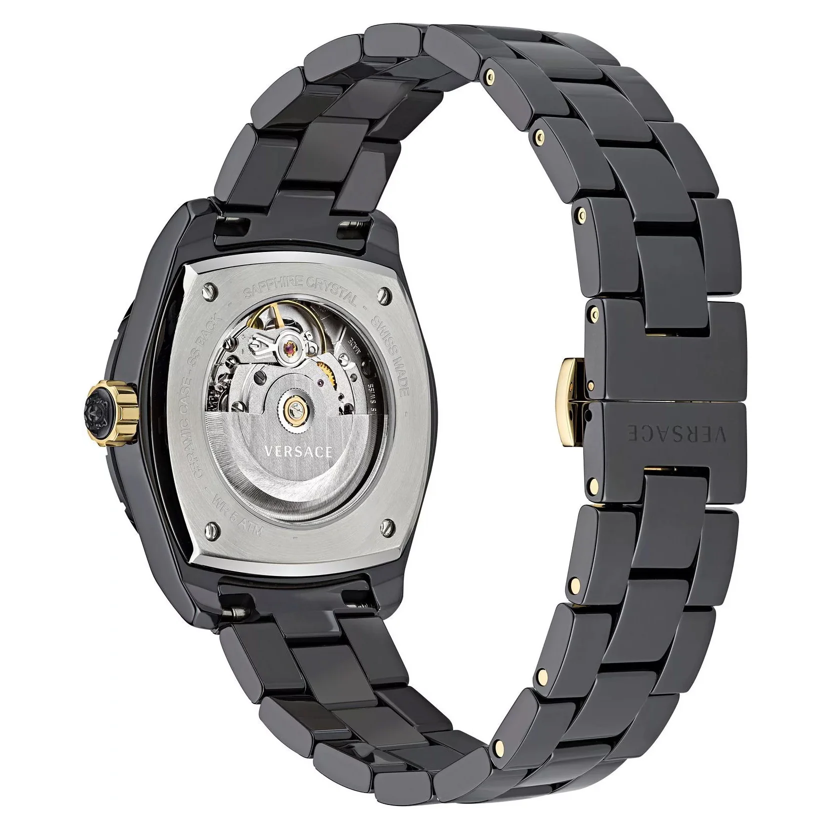 Versace DV One Automatic Black Unisex Watch - Image 2