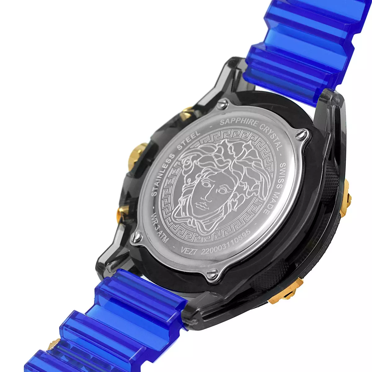 Versace Icon Active Chronograph Men's Blue Black Watch - Image 5